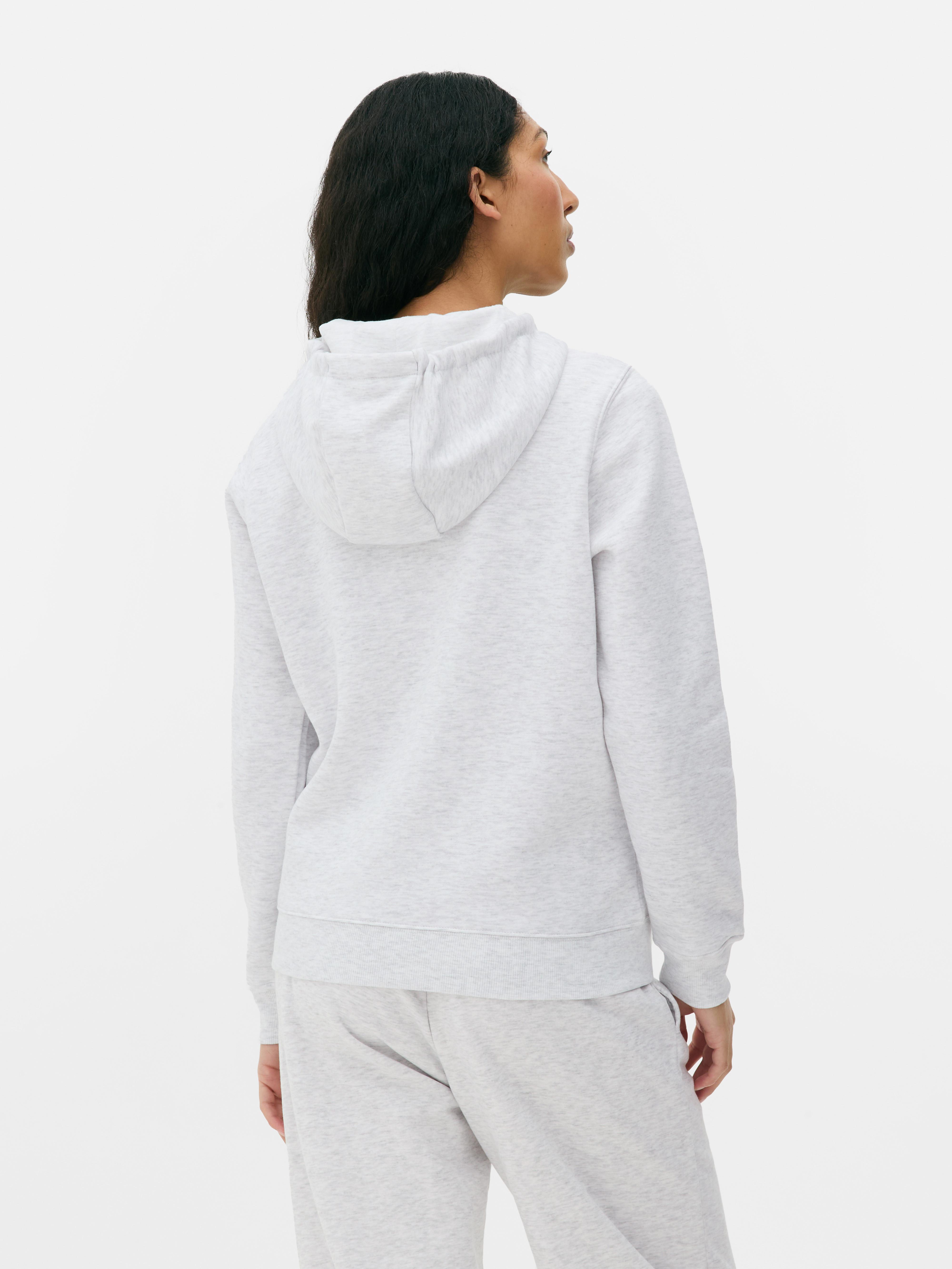 Zip-Up  Drawstring Hoodie