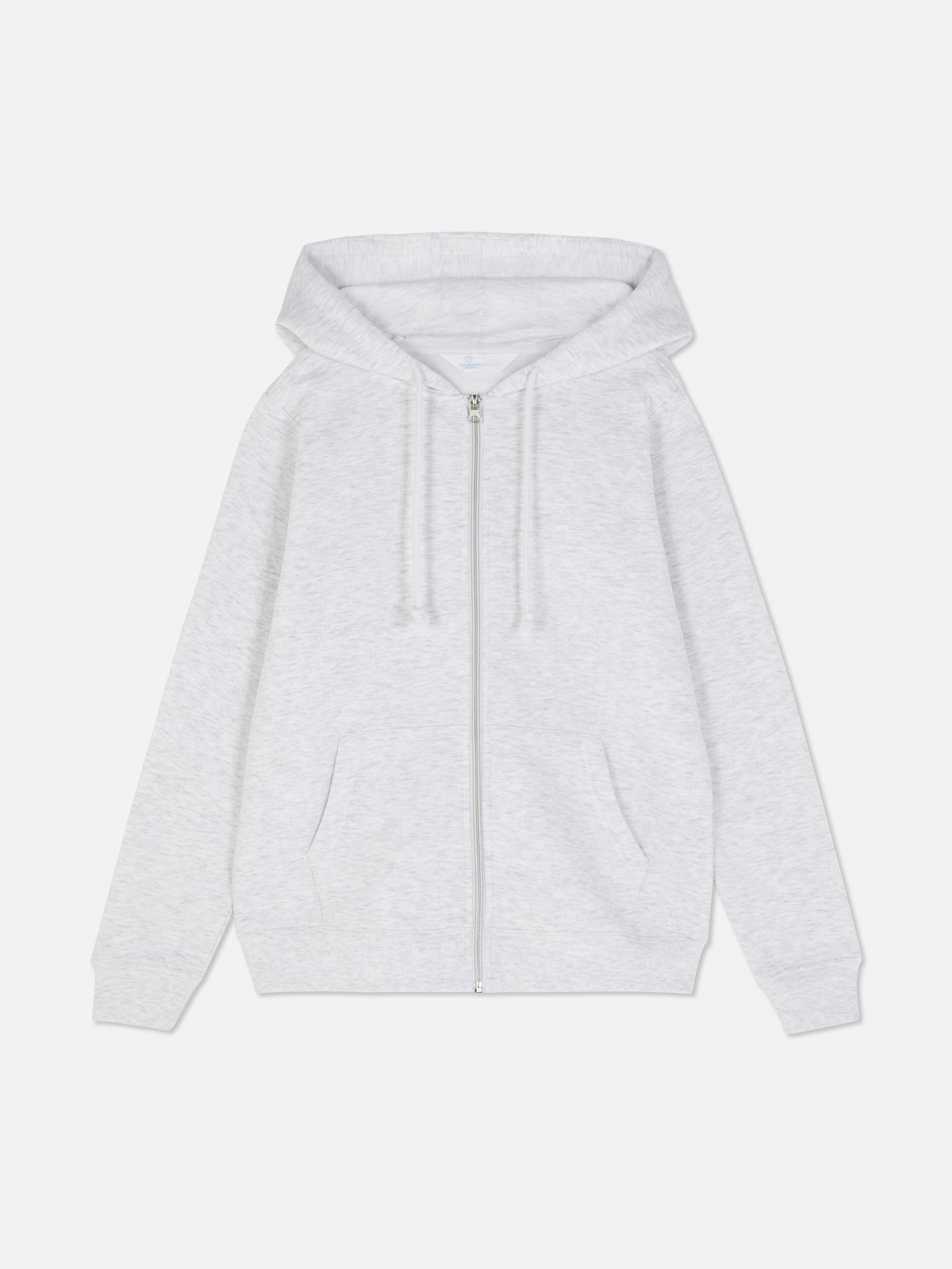 Zip-Up  Drawstring Hoodie