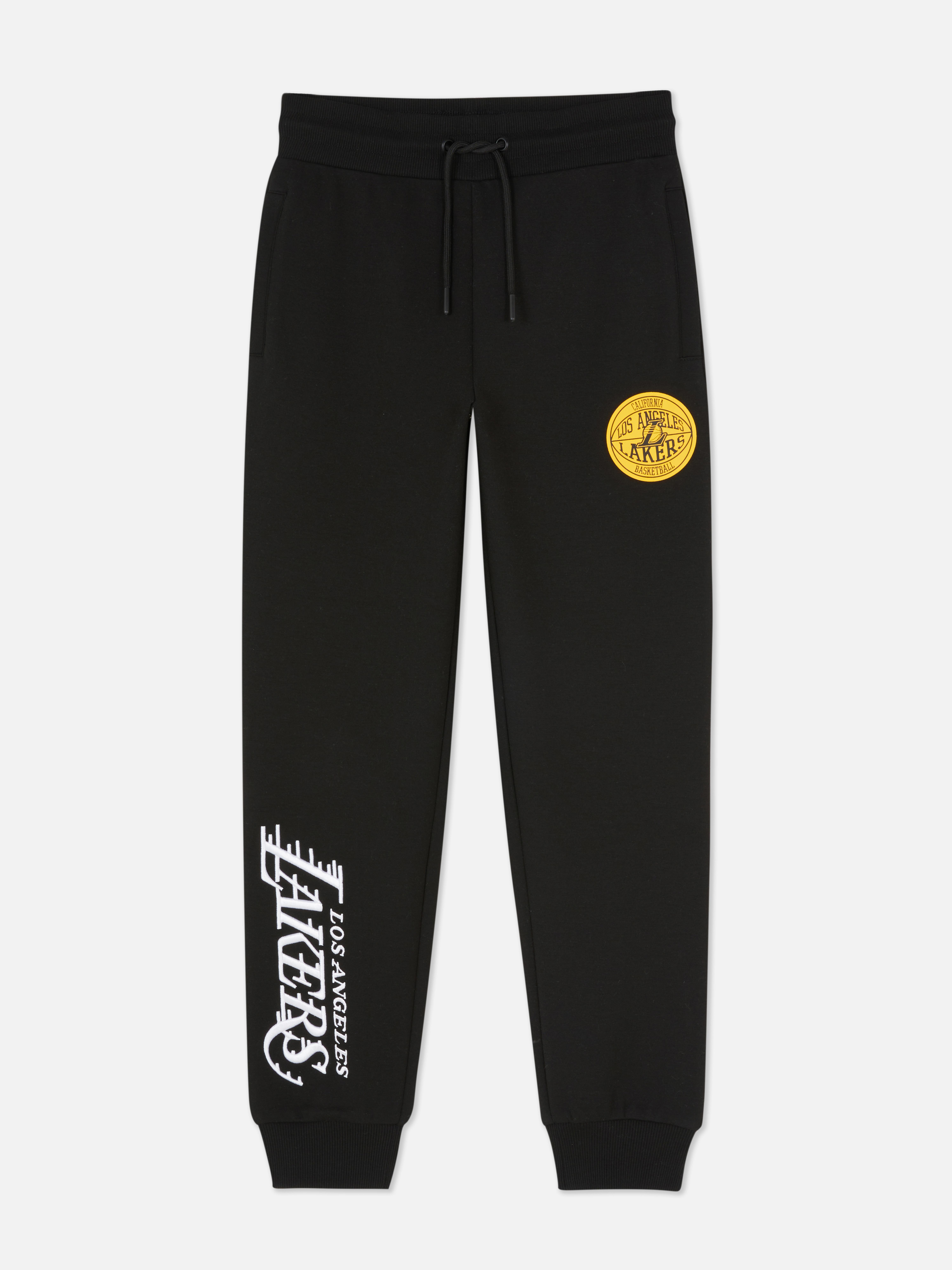 Boys Black NBA Los Angeles Lakers Co ord Drawstring Joggers Primark