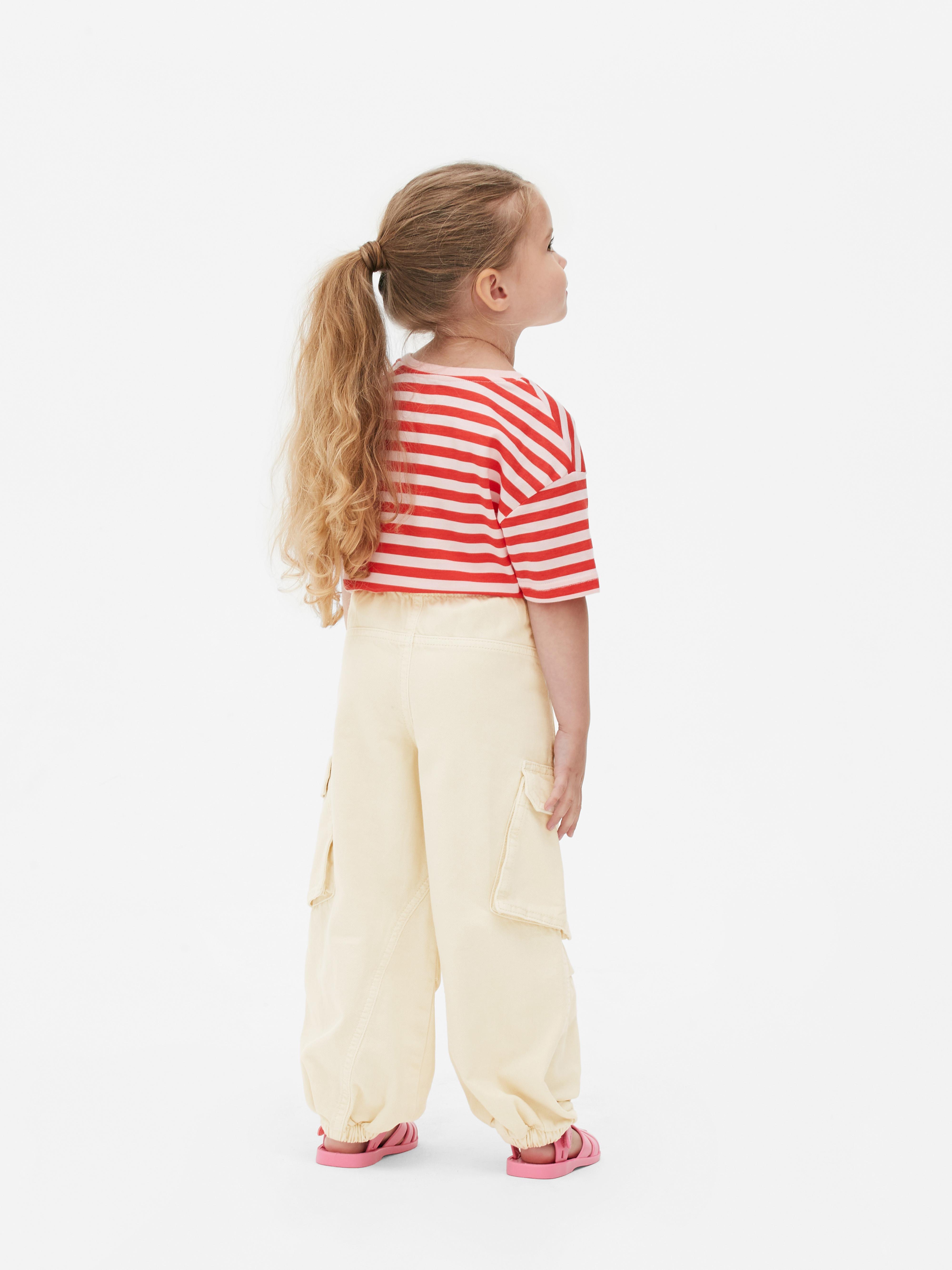 Cargohose mit Bündchen und Kordelzug