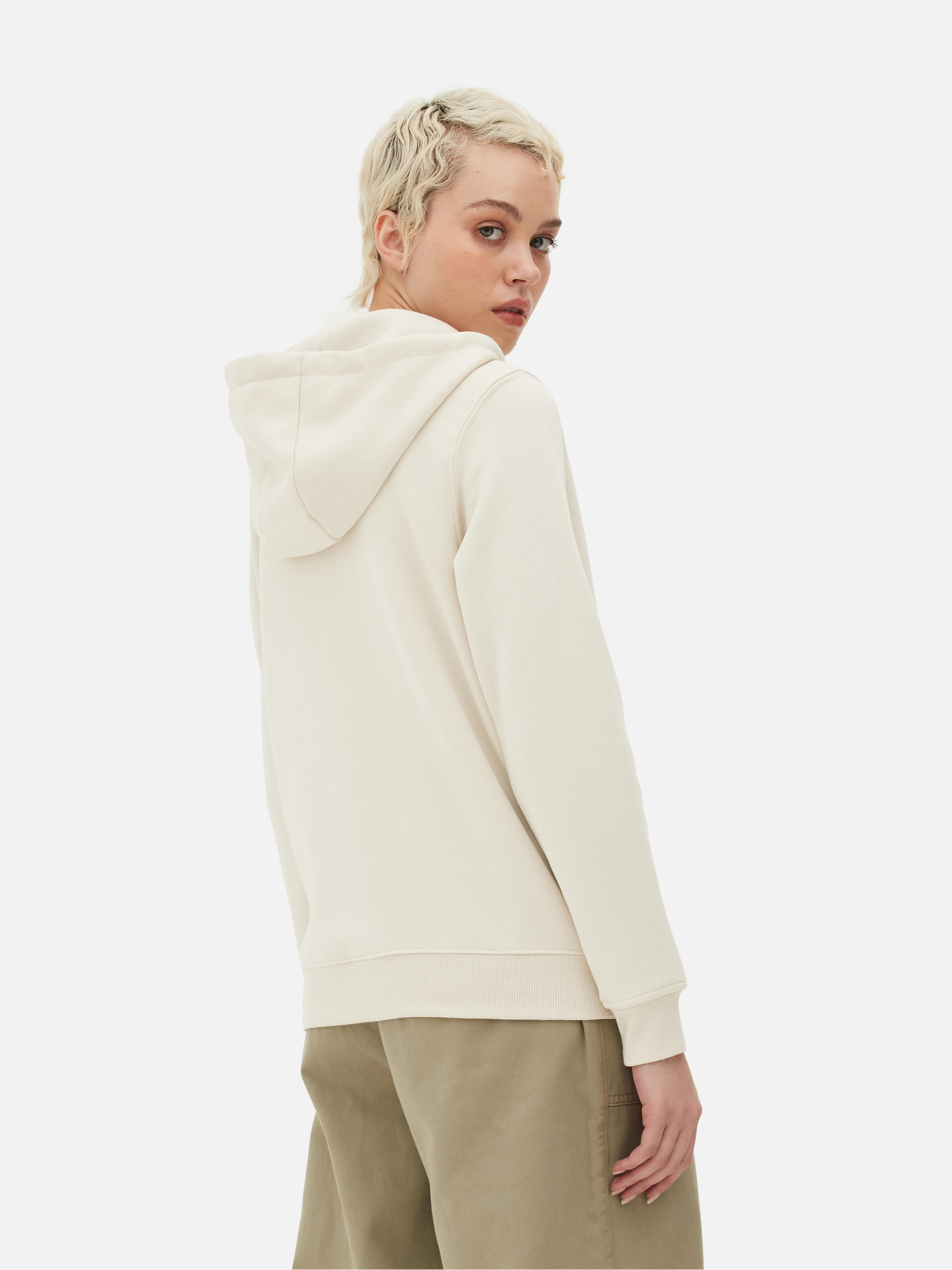 Womens Grey Marl Essential Zip Up Hoodie Primark