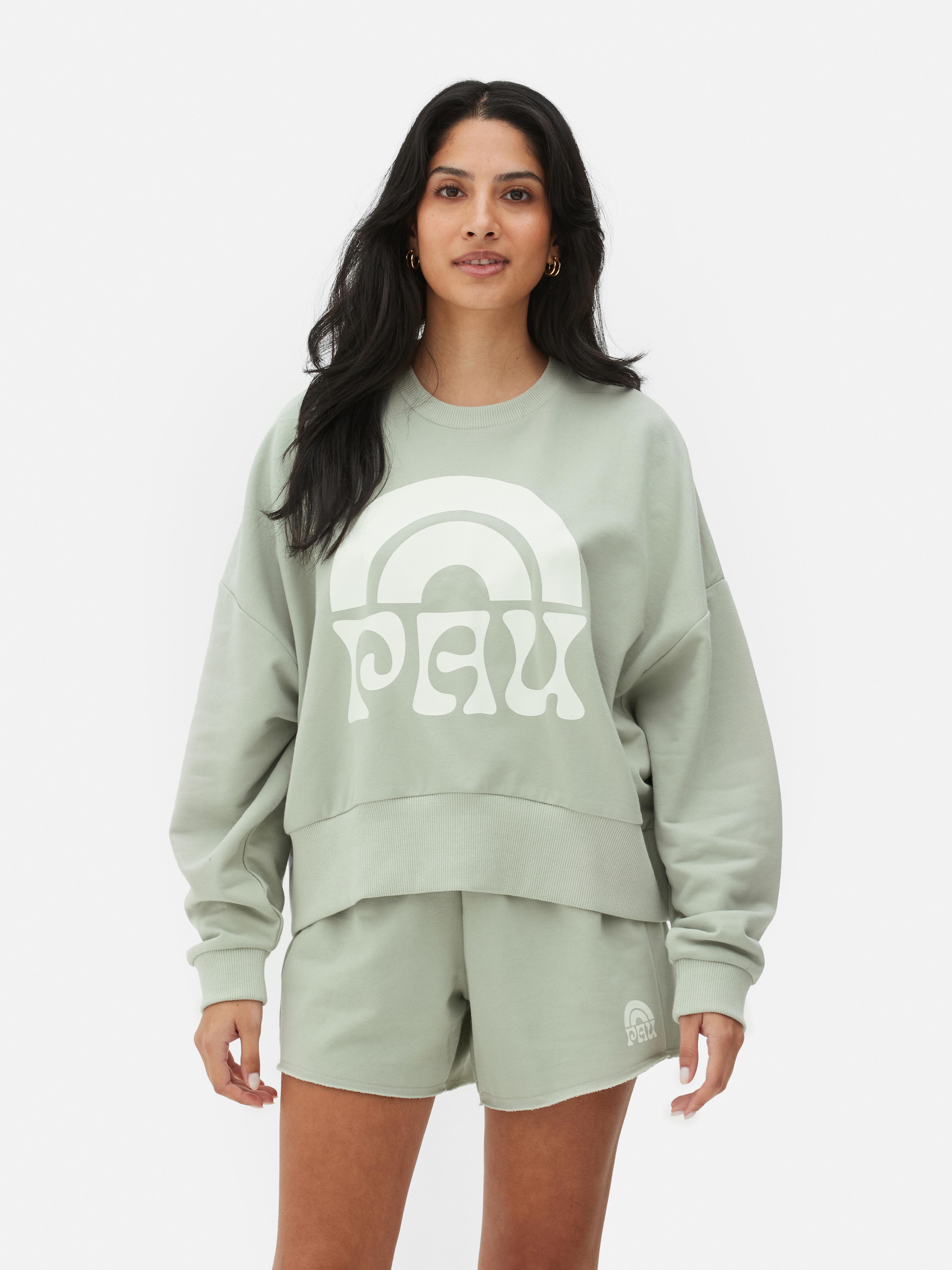 Paula Echevarría Graphic Boyfriend Sweatshirt
