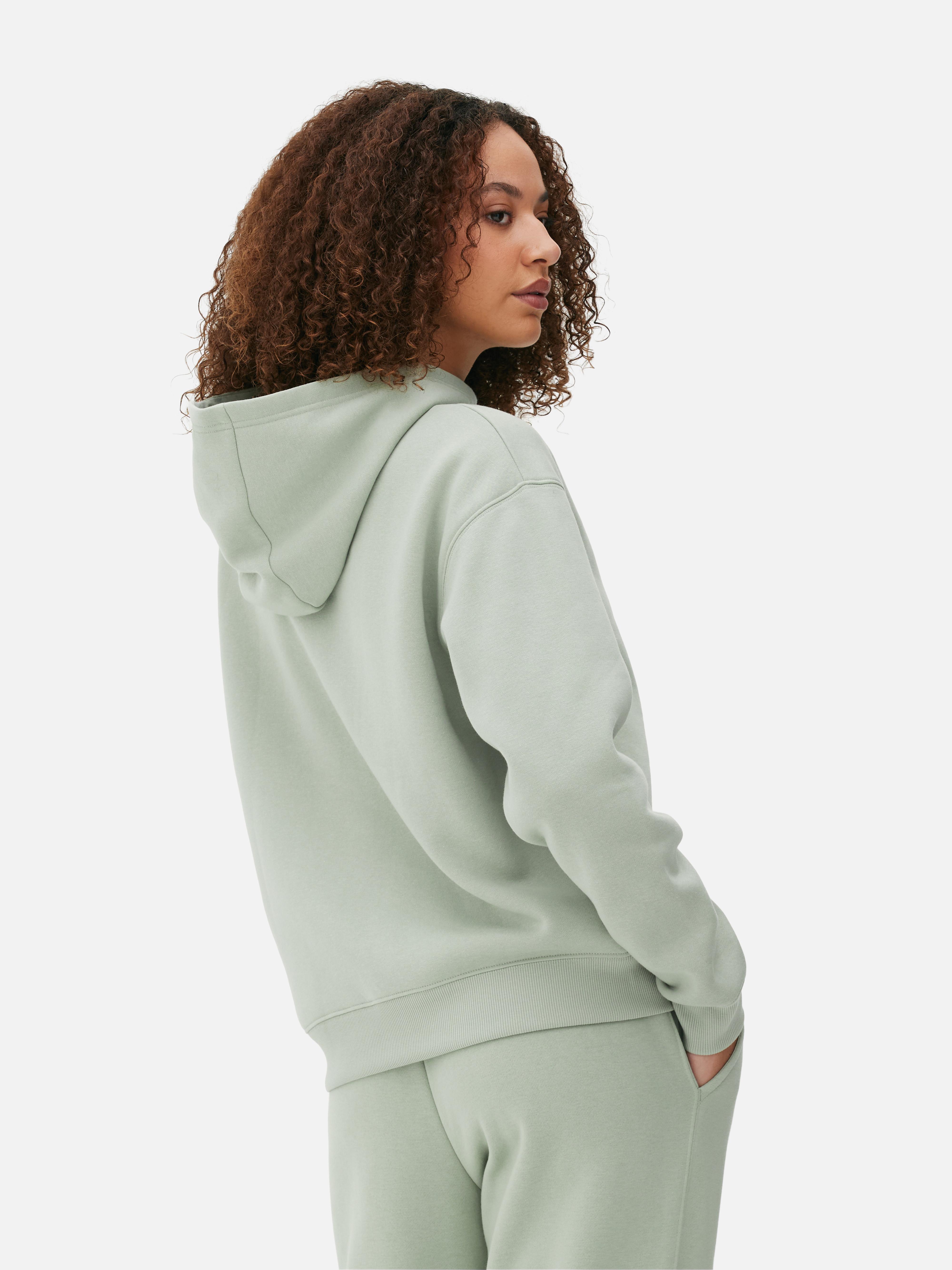 Womens Green Co ord Graphic Hoodie Primark