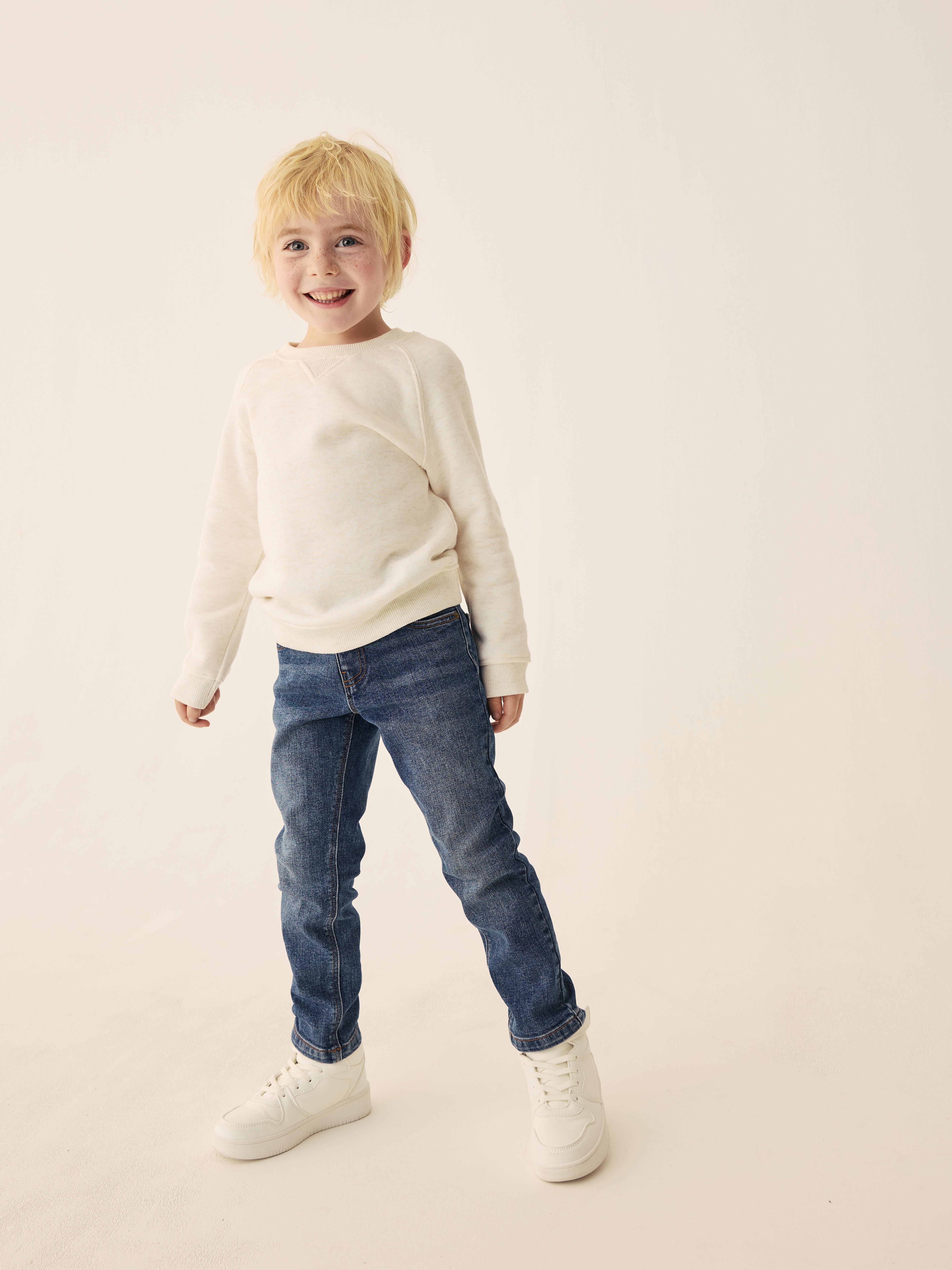 Boys Mid Blue Younger Boy Slim Denim Jeans Primark