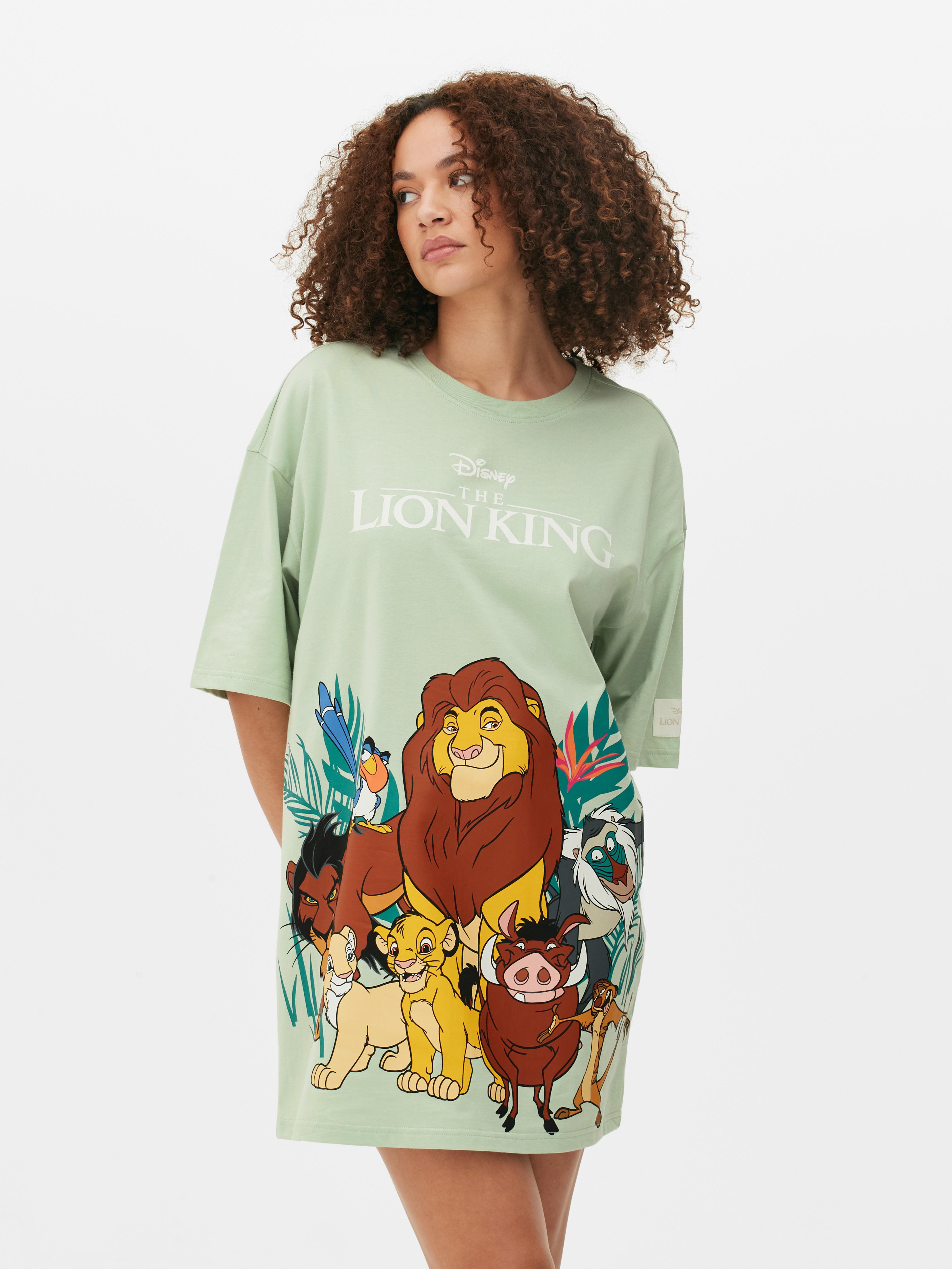 Chemise de nuit Disney Le Roi Lion 30e anniversaire Vert clair Femme Primark