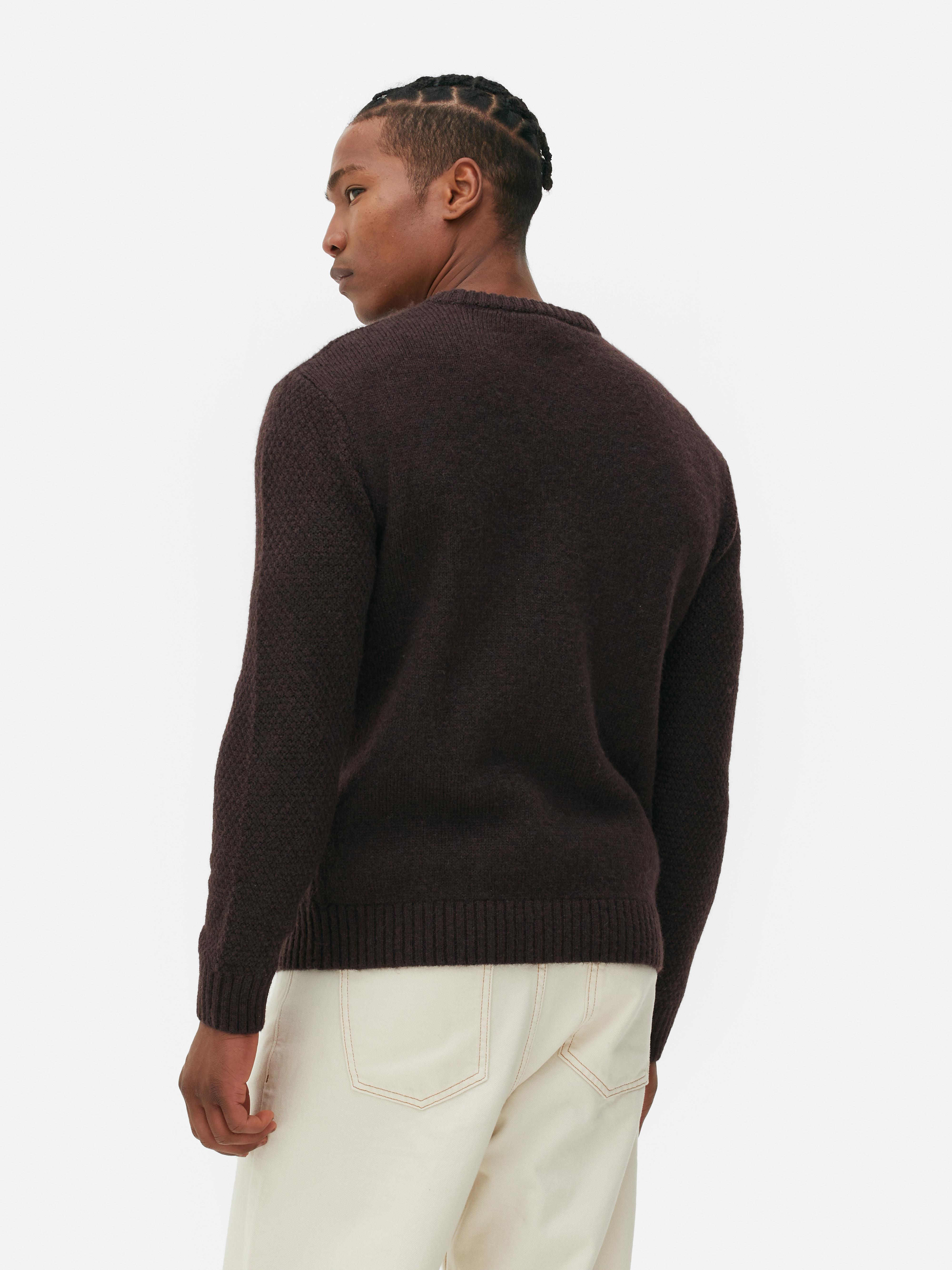 Classic cable knit sweater deals