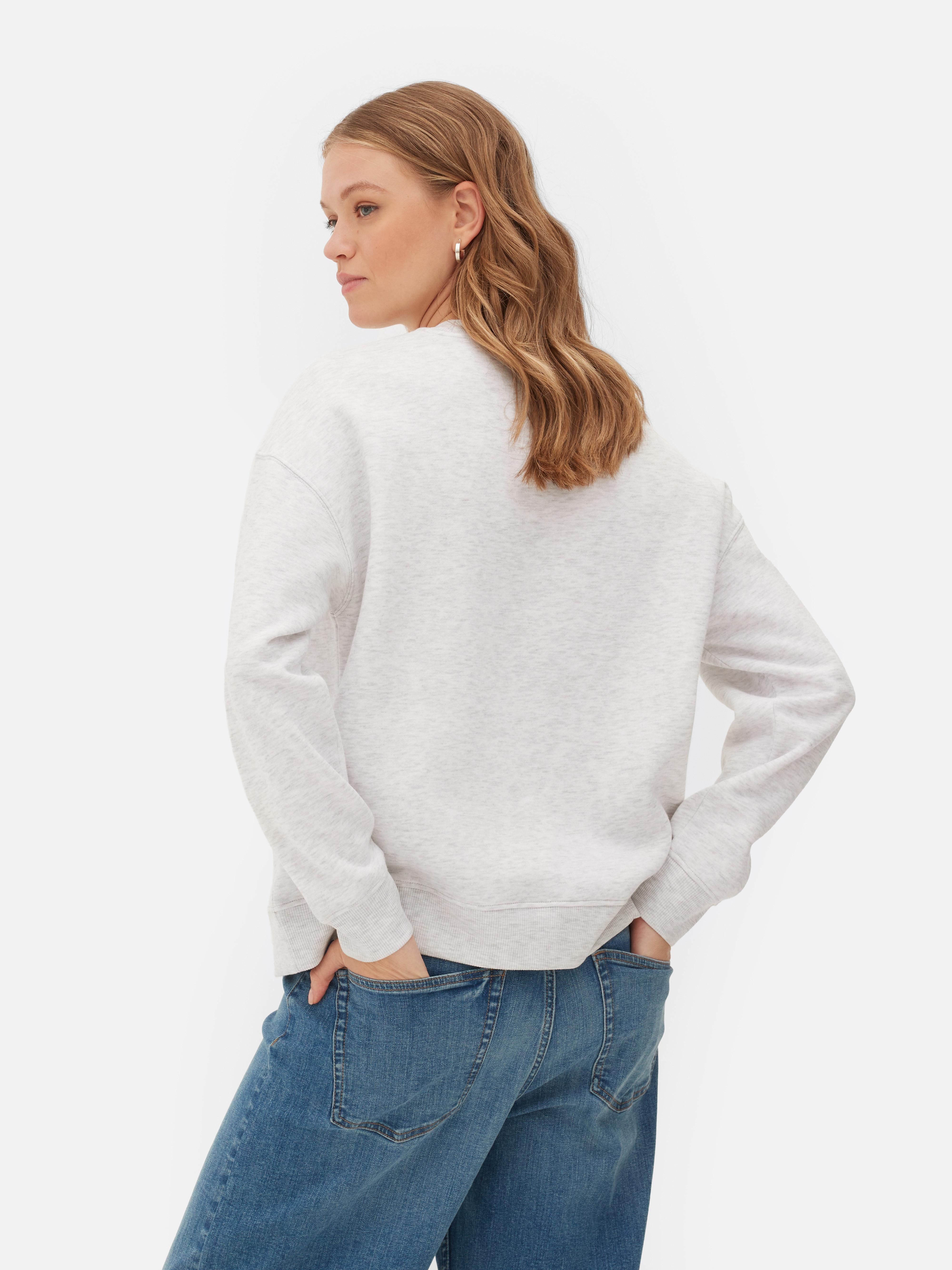 Sudadera de cuello redondo clásica