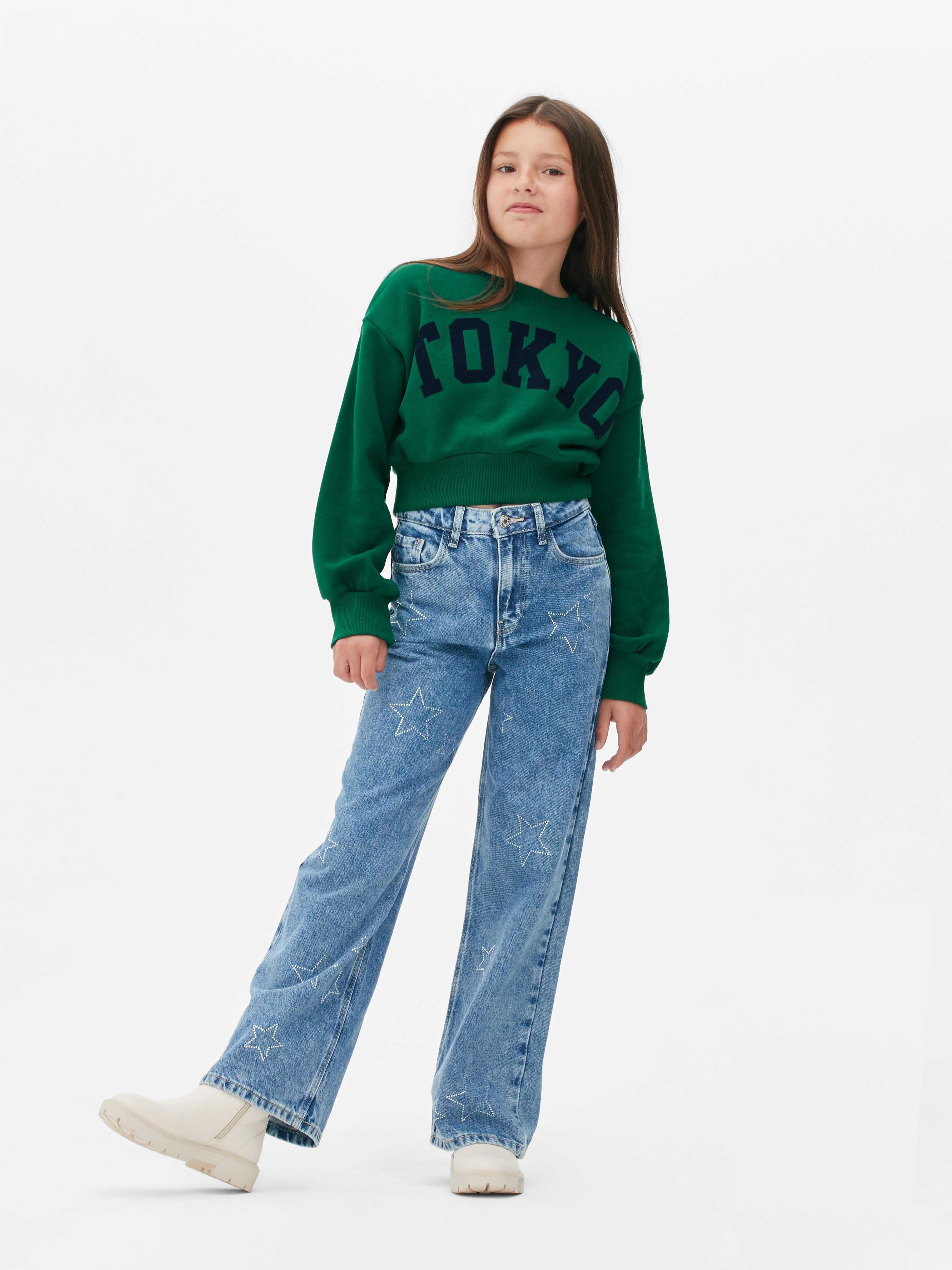 Girls Green Tokyo Graphic Sweatshirt | Primark