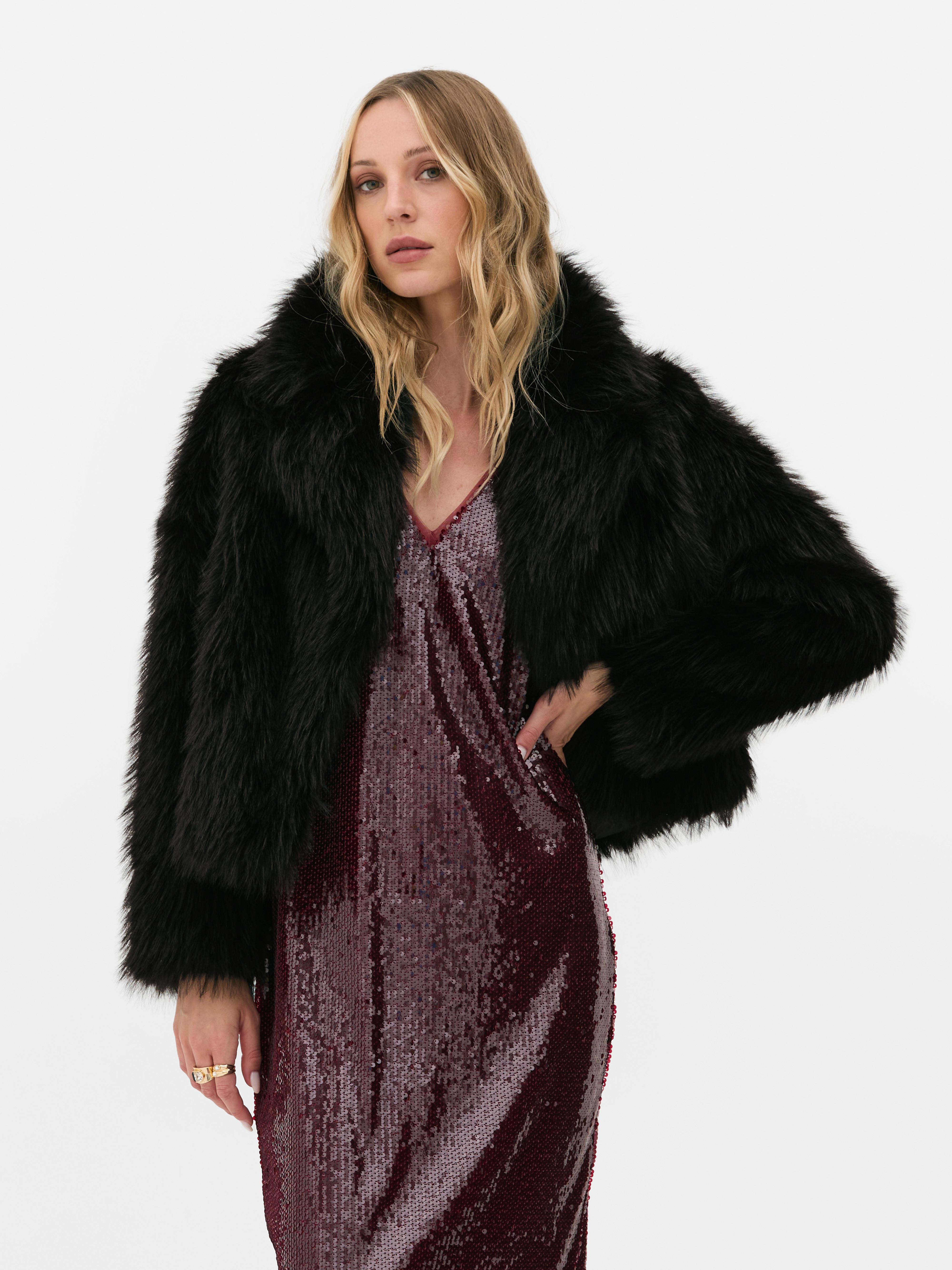 Primark fur jacket hotsell