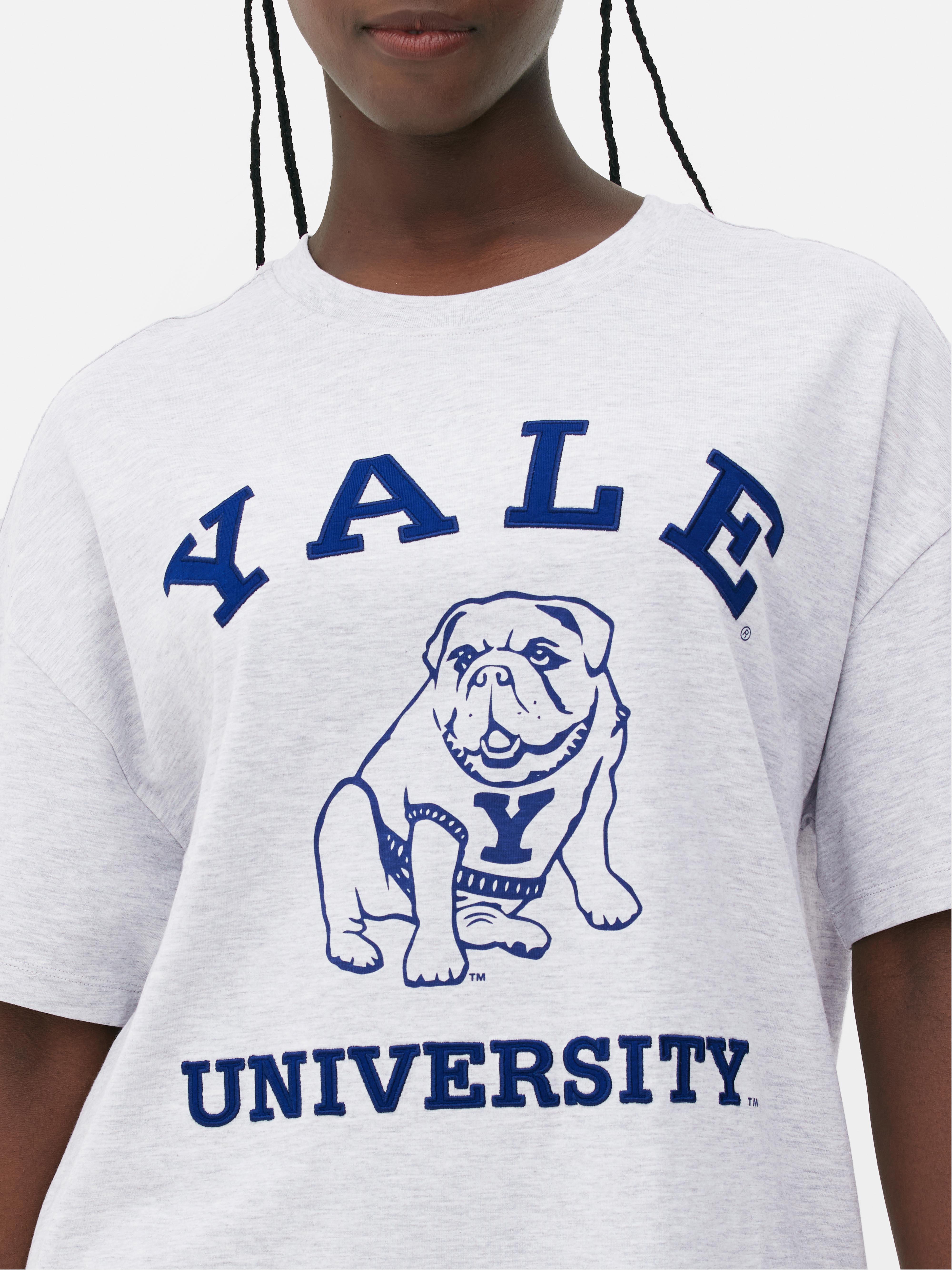 „Yale University“ T-Shirt im Oversized-Look - Grau meliert - Damen ...