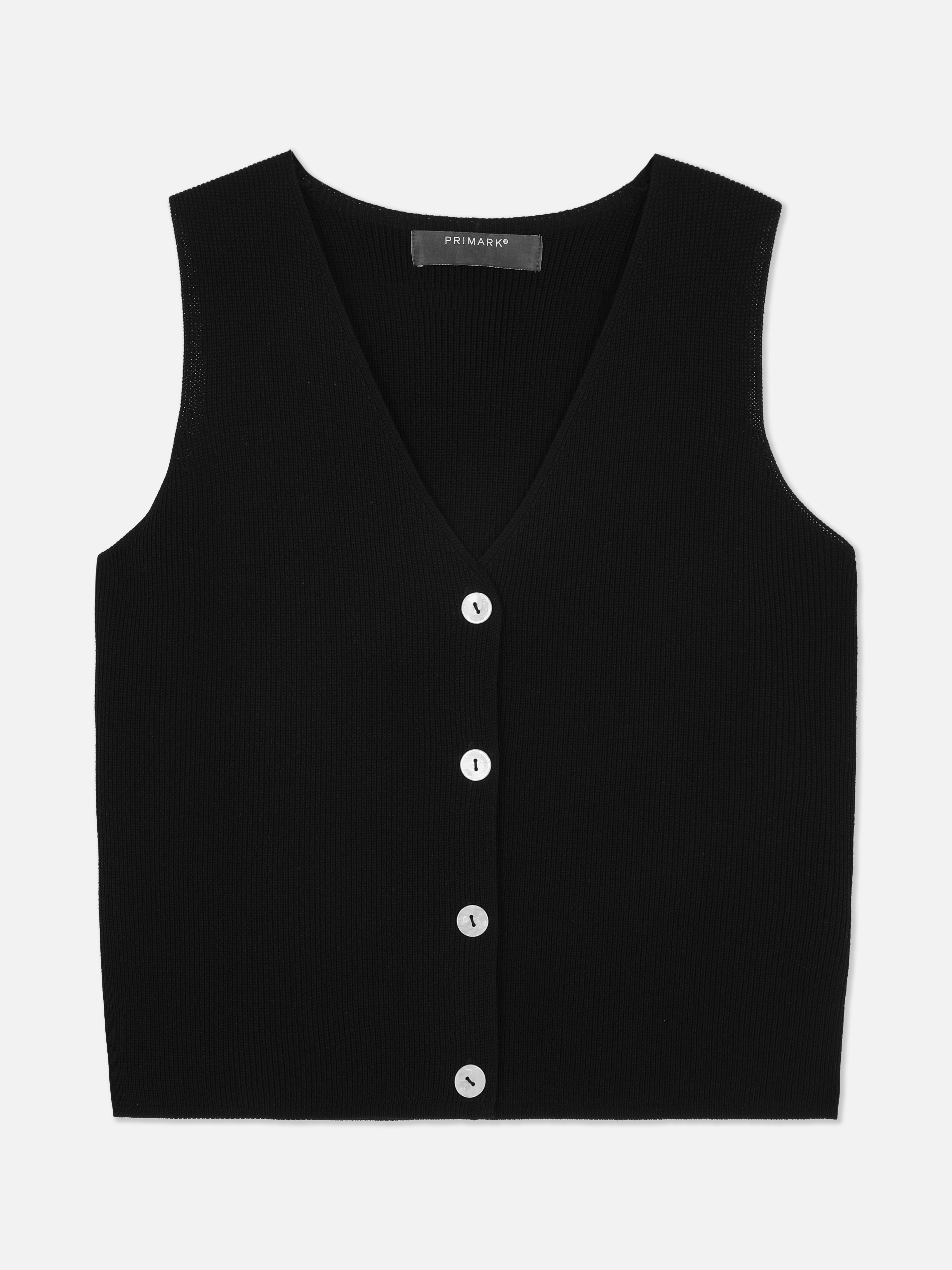 black waistcoat primark