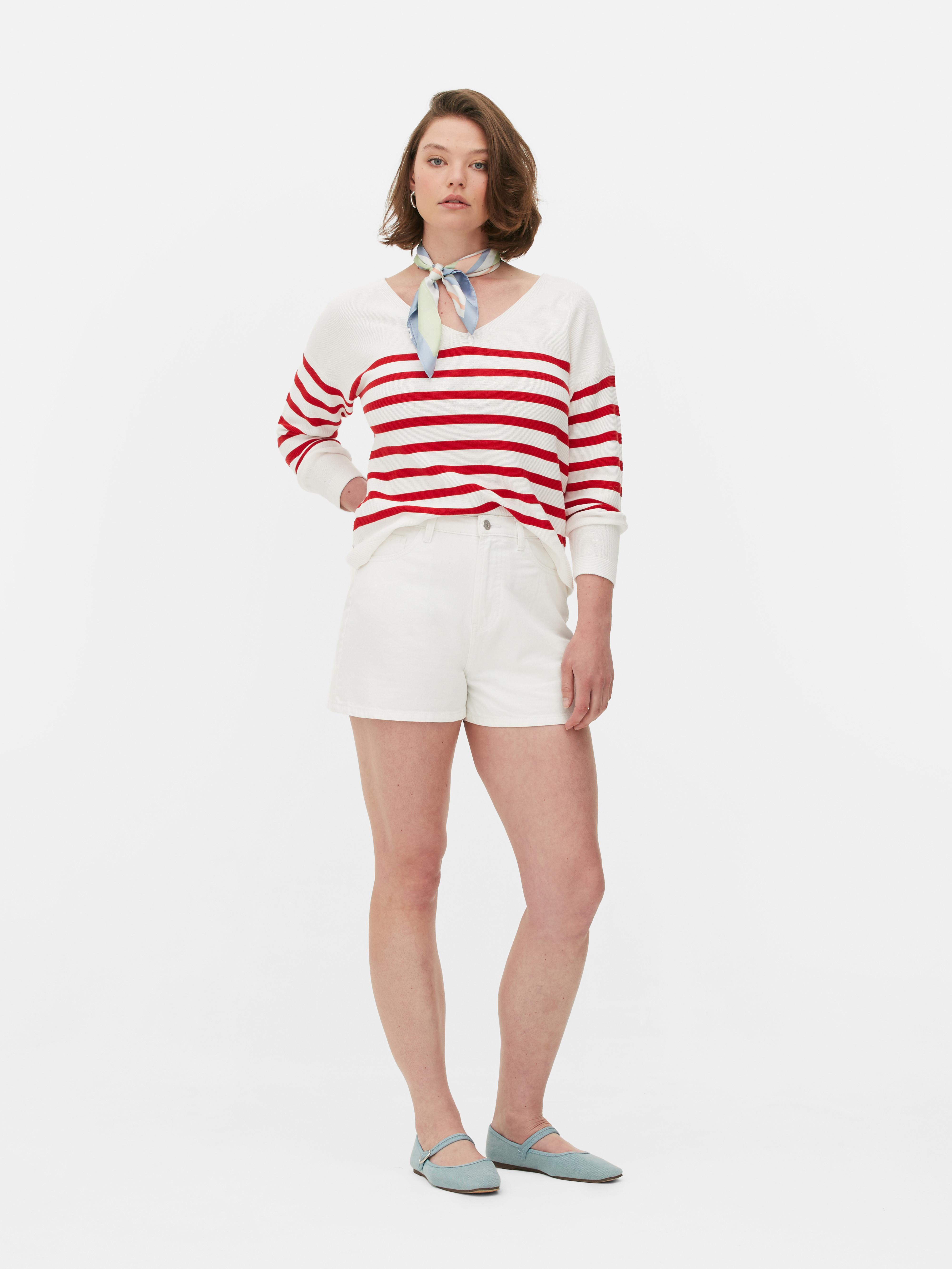 Langärmeliger Pullover mit U-Boot-Ausschnitt - Multi - Damen | Primark