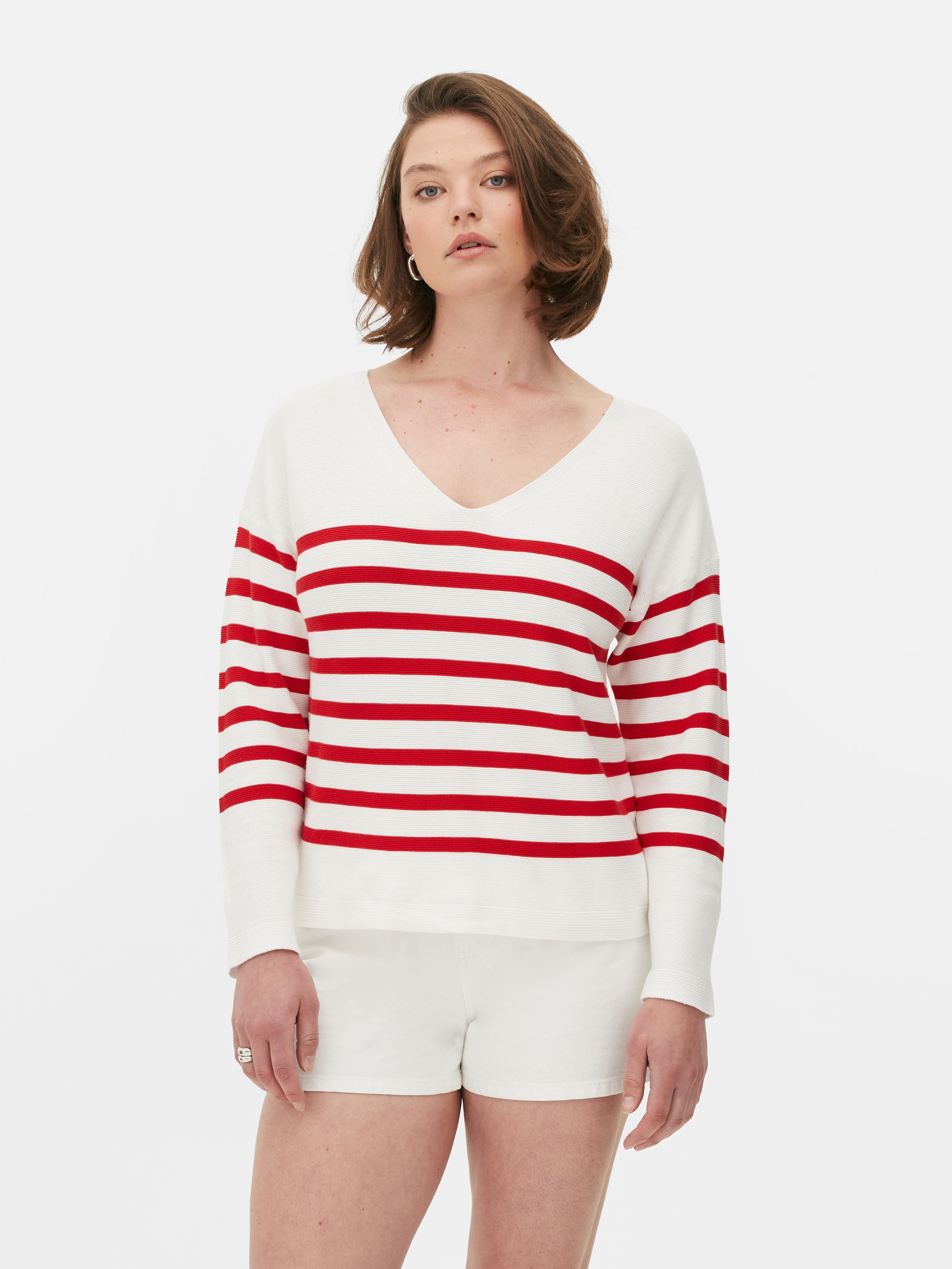 Langärmeliger Pullover mit U-Boot-Ausschnitt - Multi - Damen | Primark