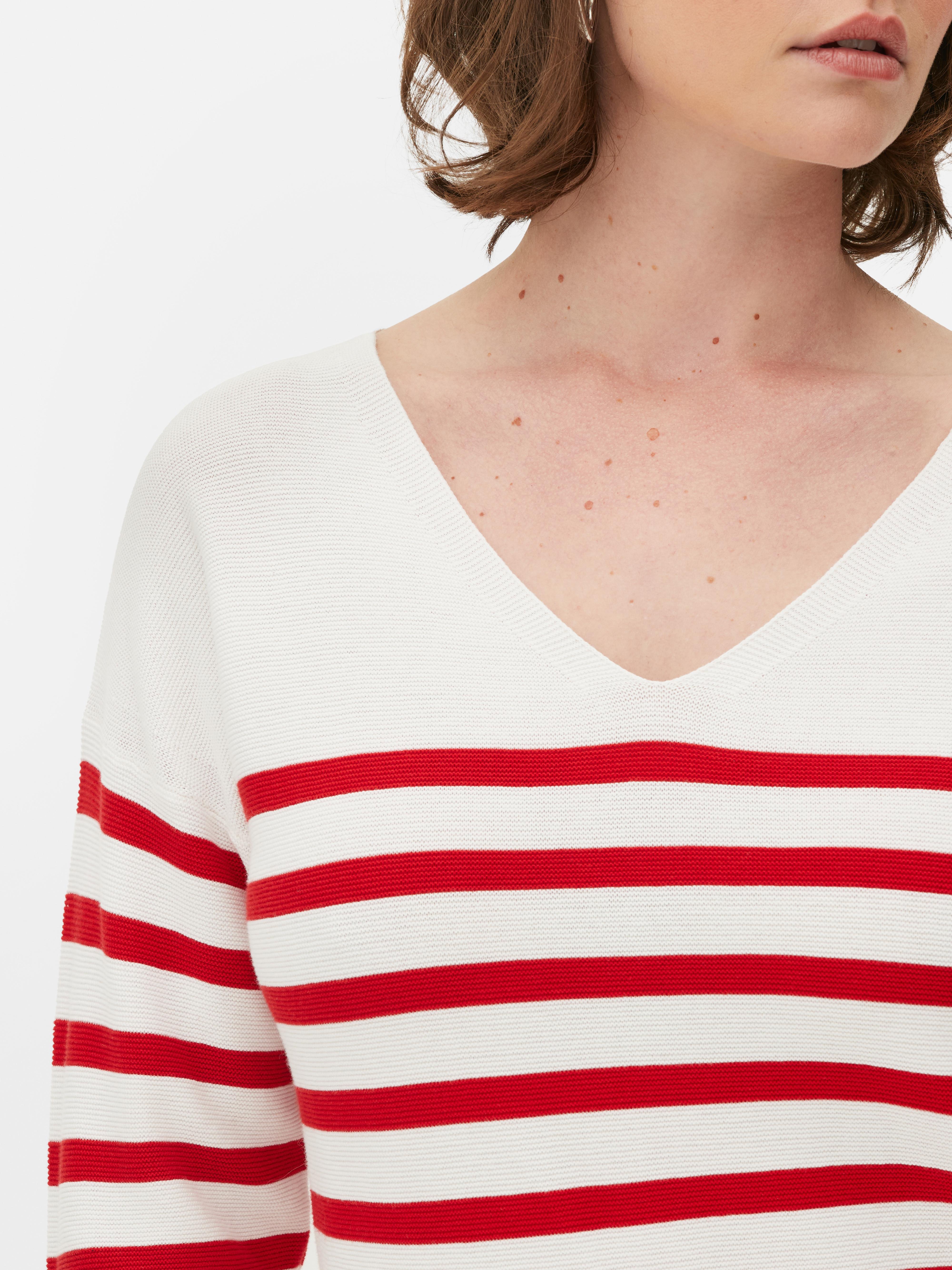 Langärmeliger Pullover mit U-Boot-Ausschnitt - Multi - Damen | Primark 