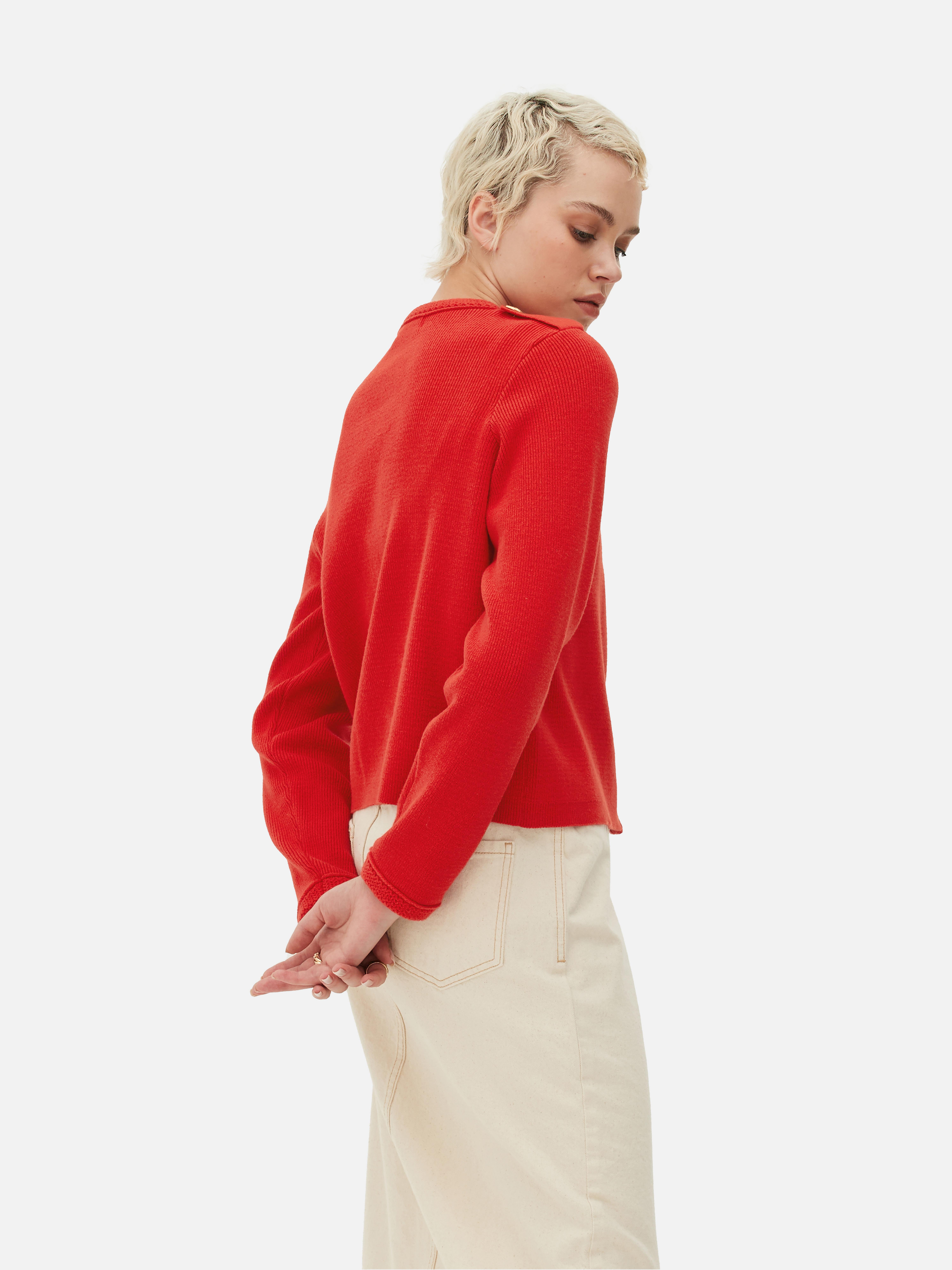 Red cardigan primark store