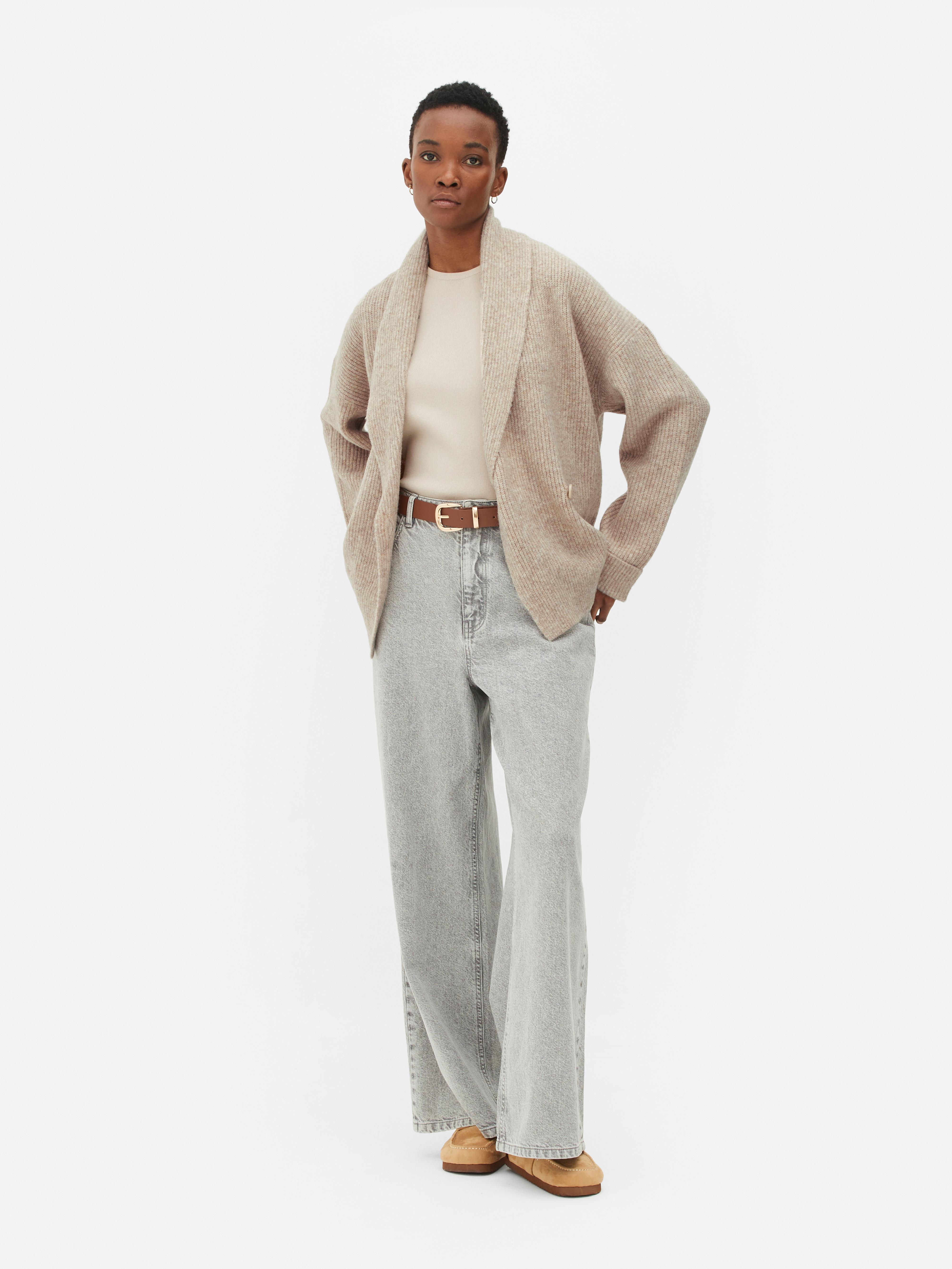 Wrap cardigan with button sales