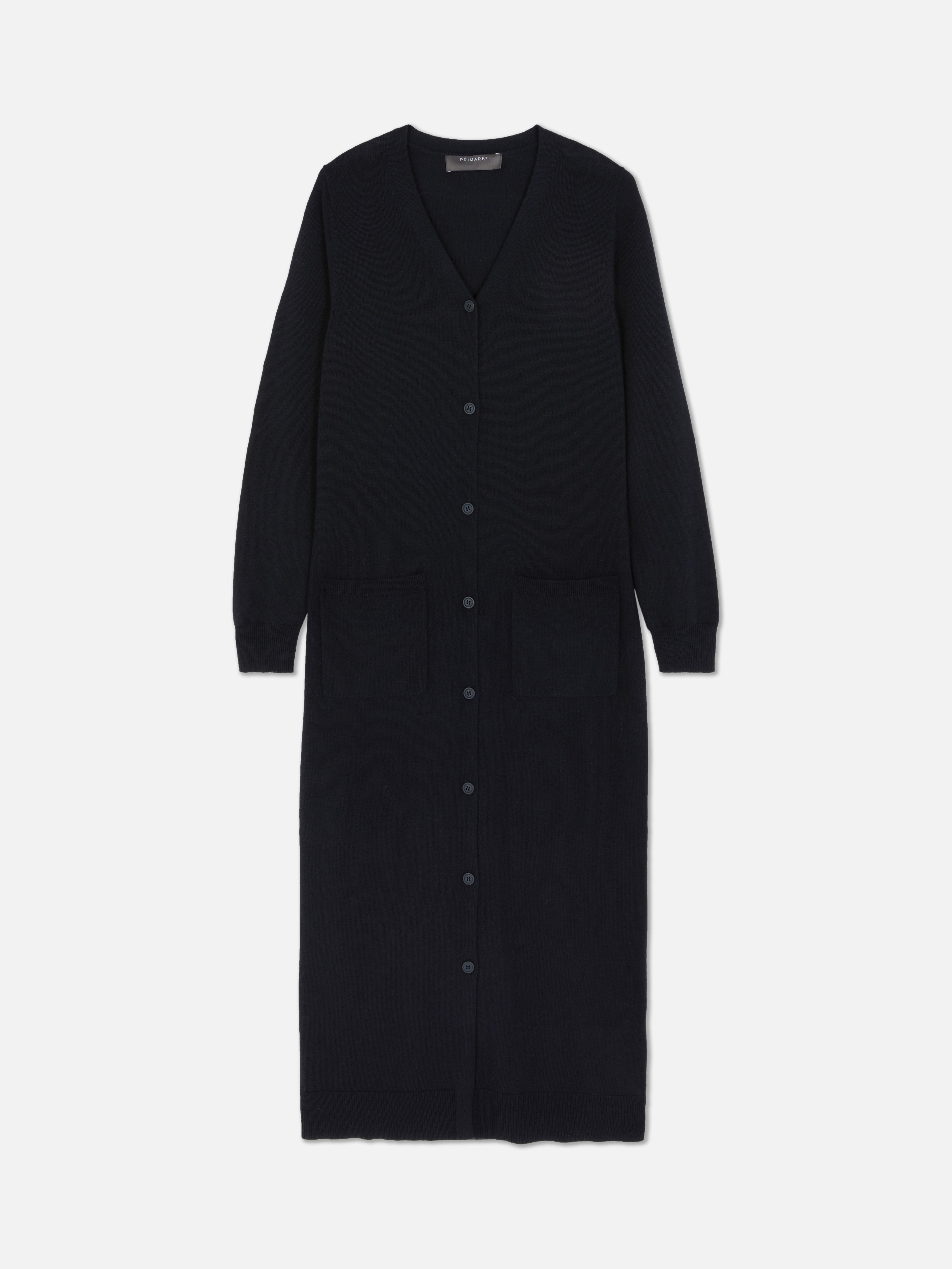 Long black cardigan primark hot sale
