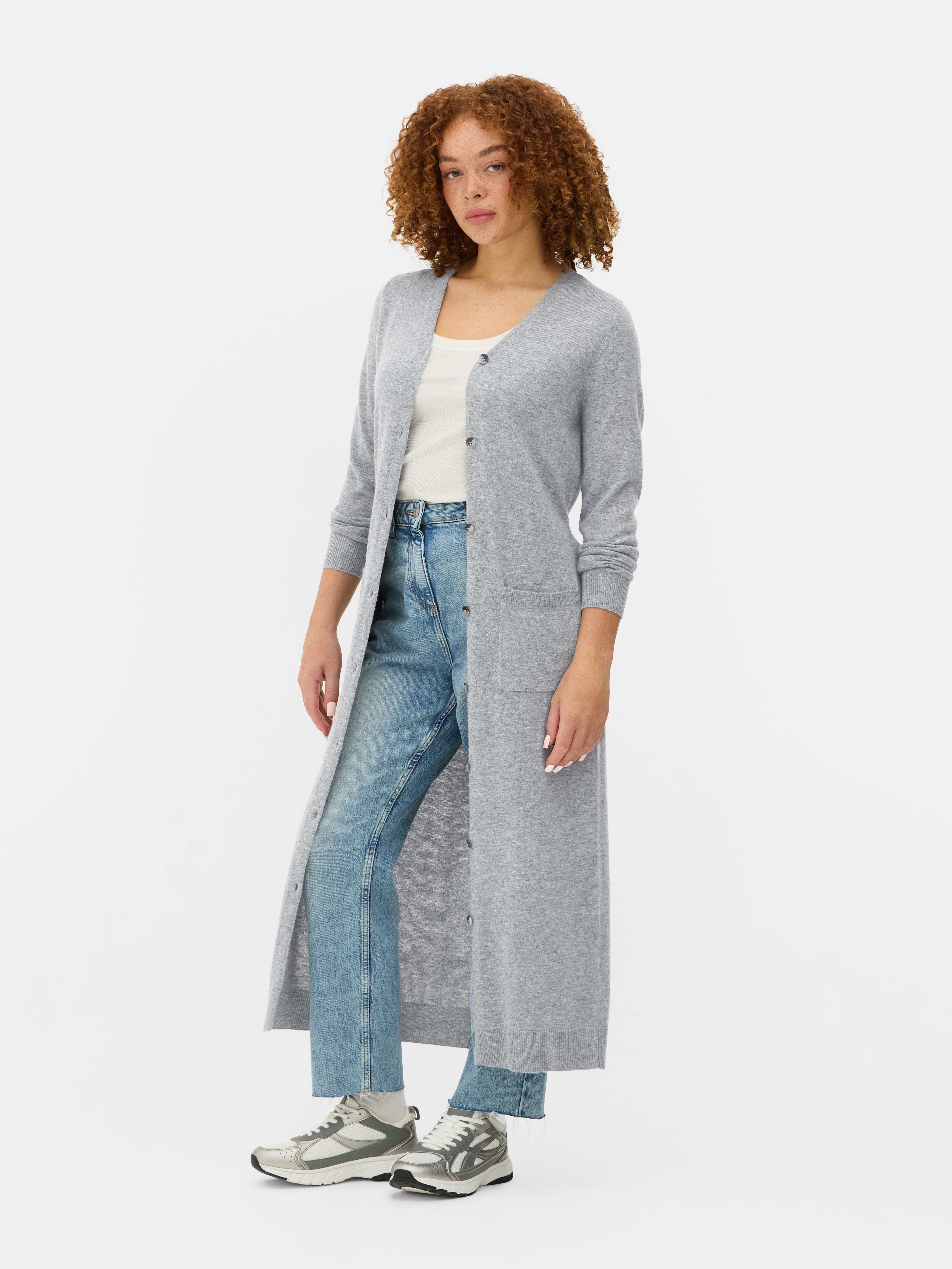 Womens fashion maxi cardigan