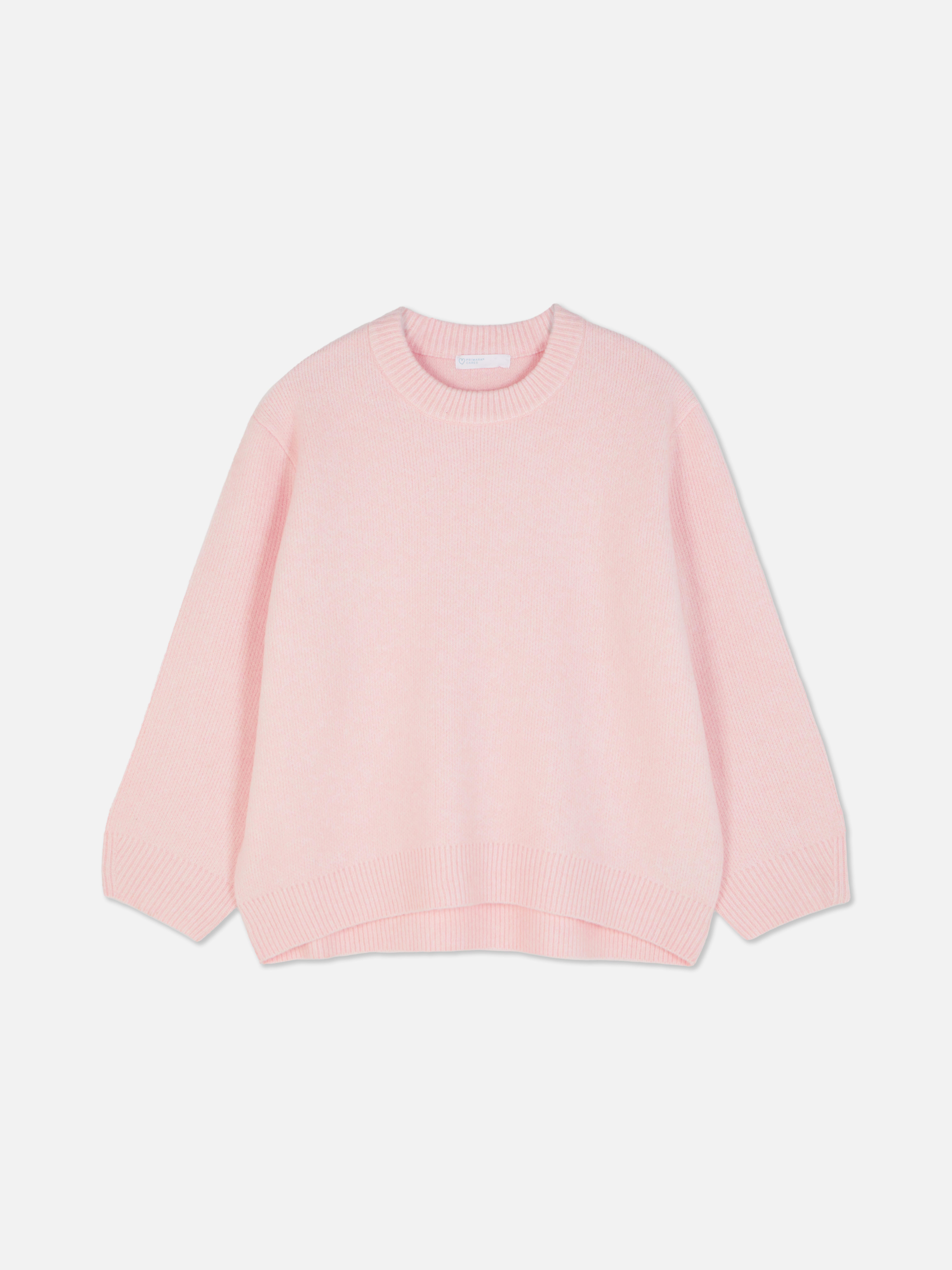 Oversized trui met ronde hals