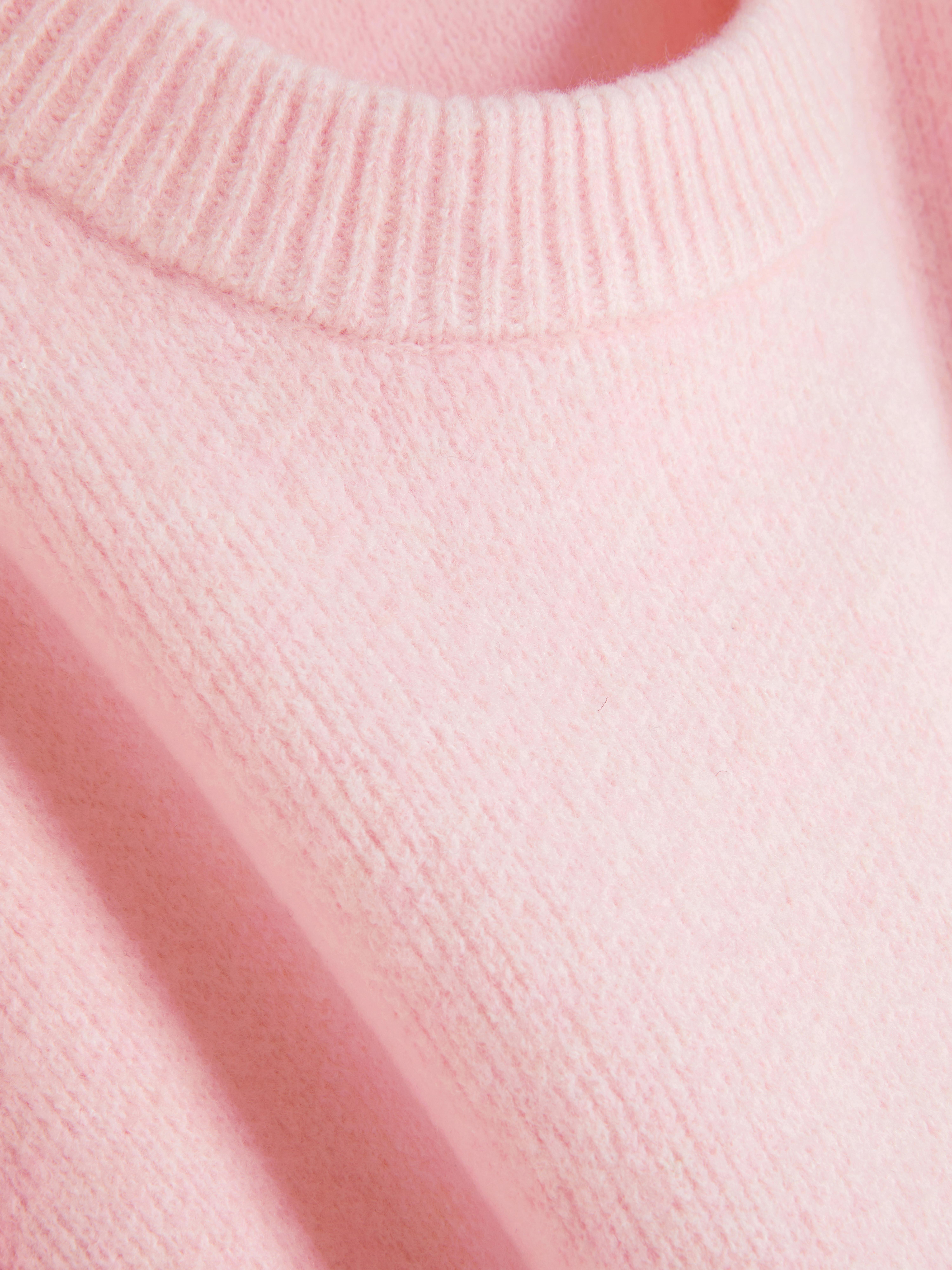 Oversized trui met ronde hals