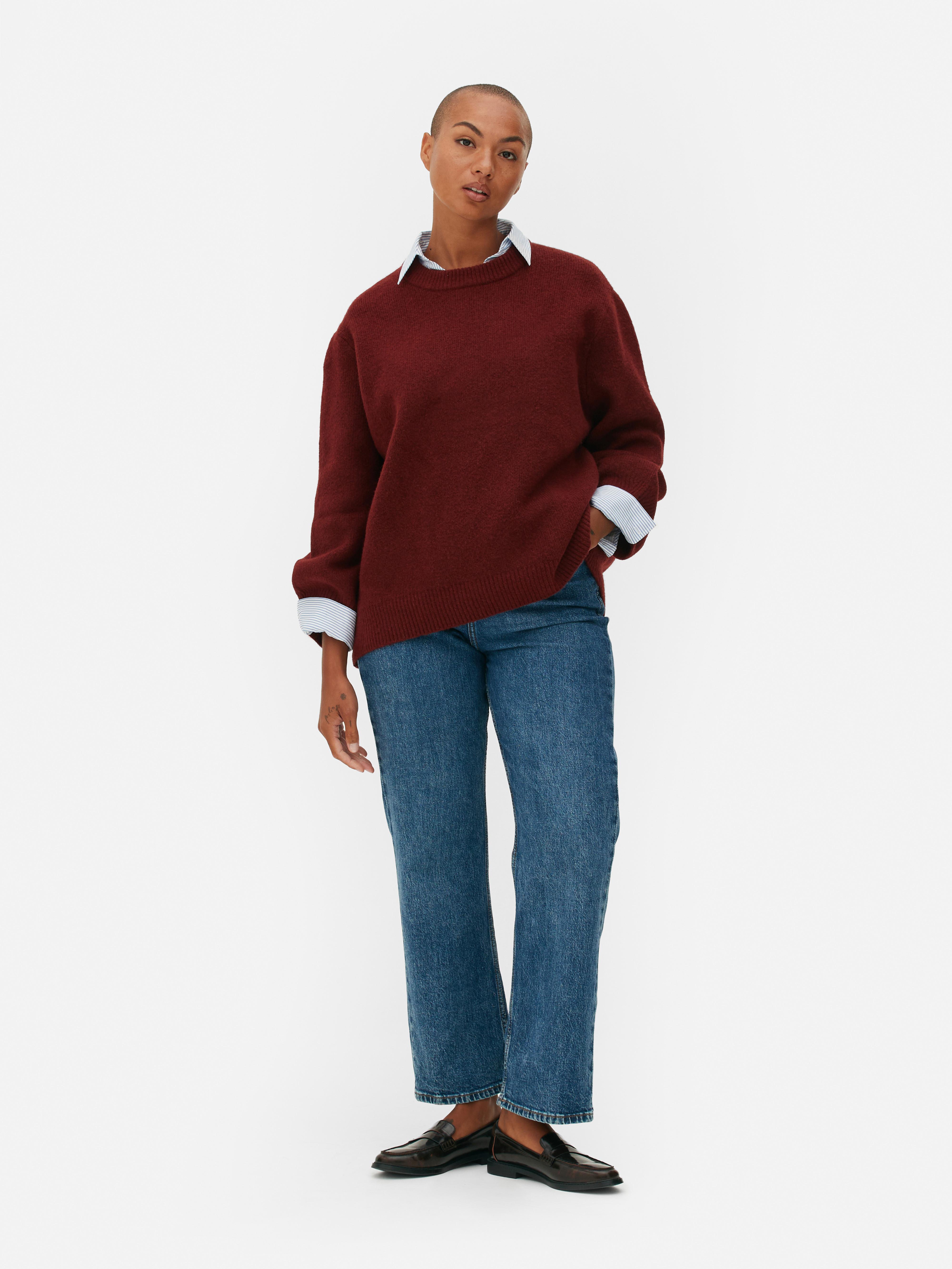 Oversized Crew Neck Jumper