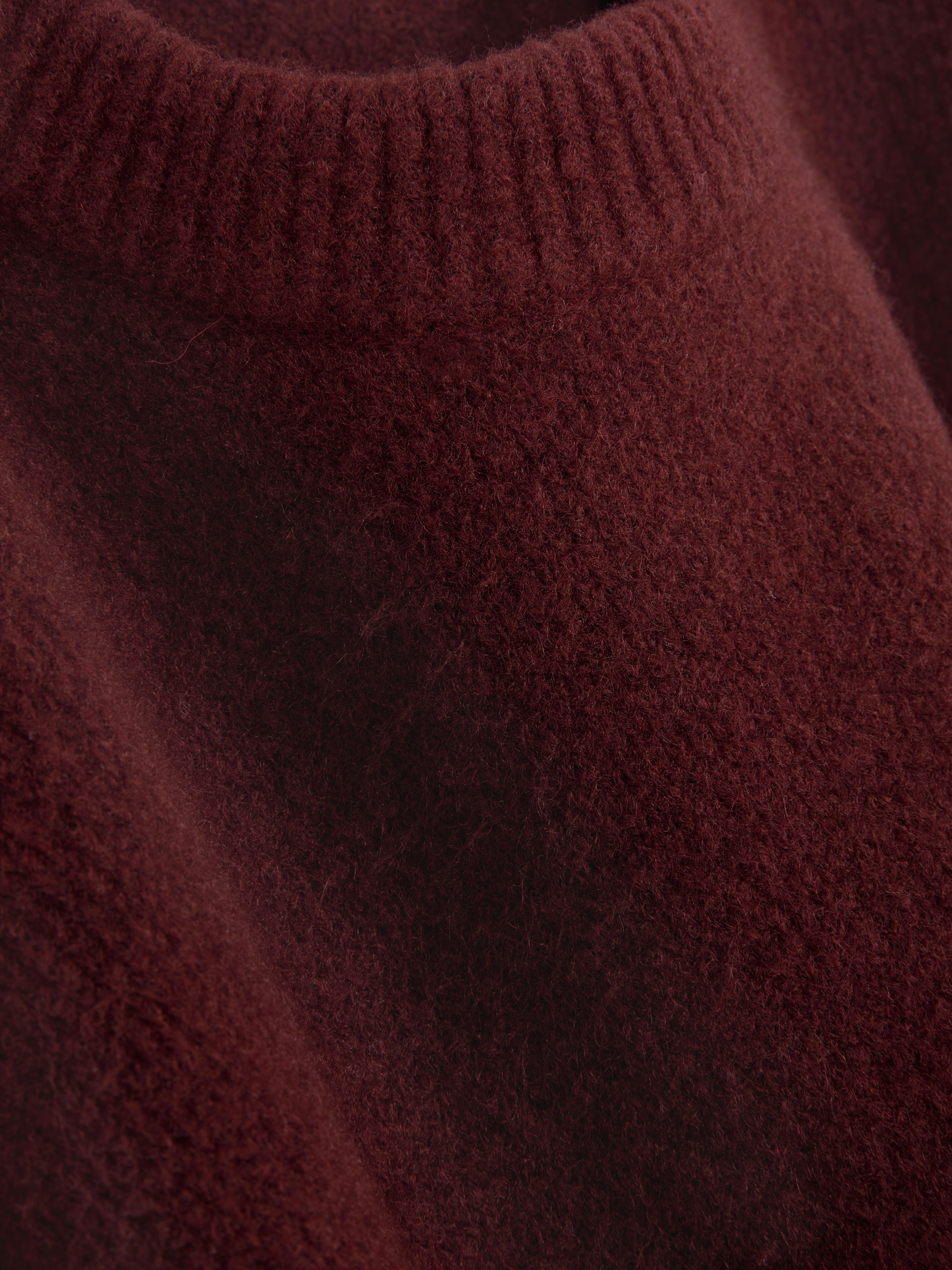 Oversize-Pullover mit Rundhalsausschnitt