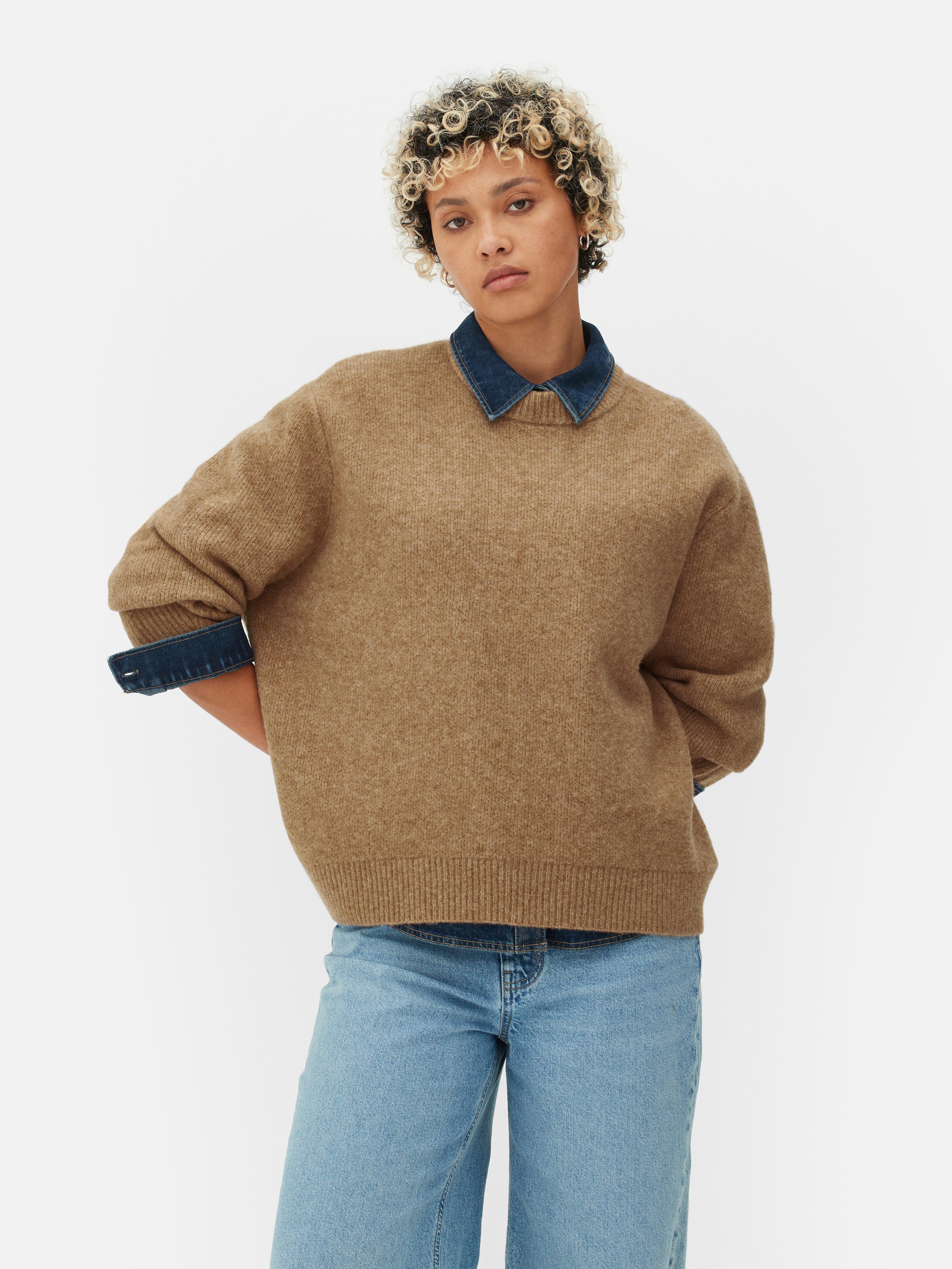 Oversized Crew Neck Jumper