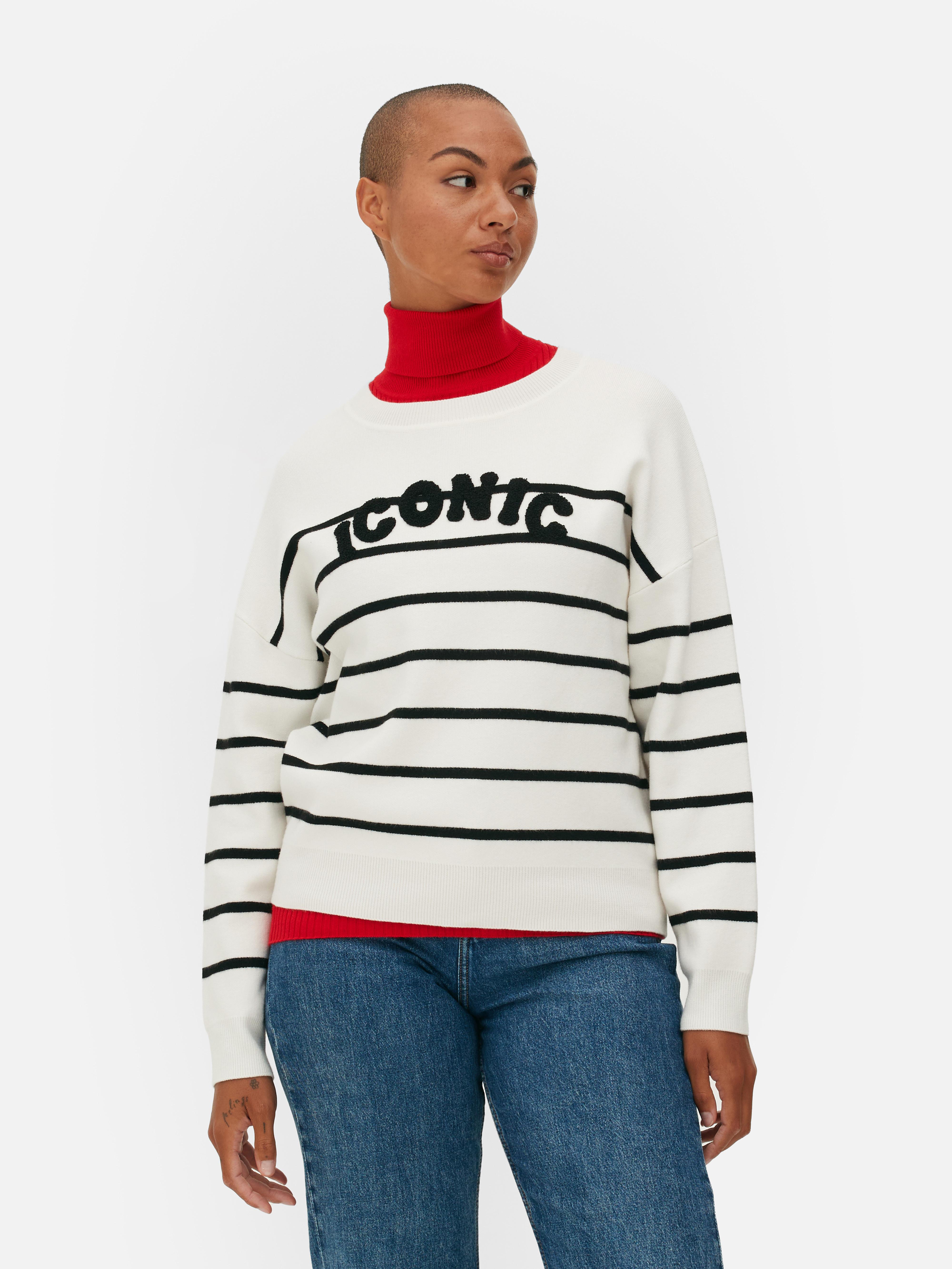 White slogan sweatshirt hotsell