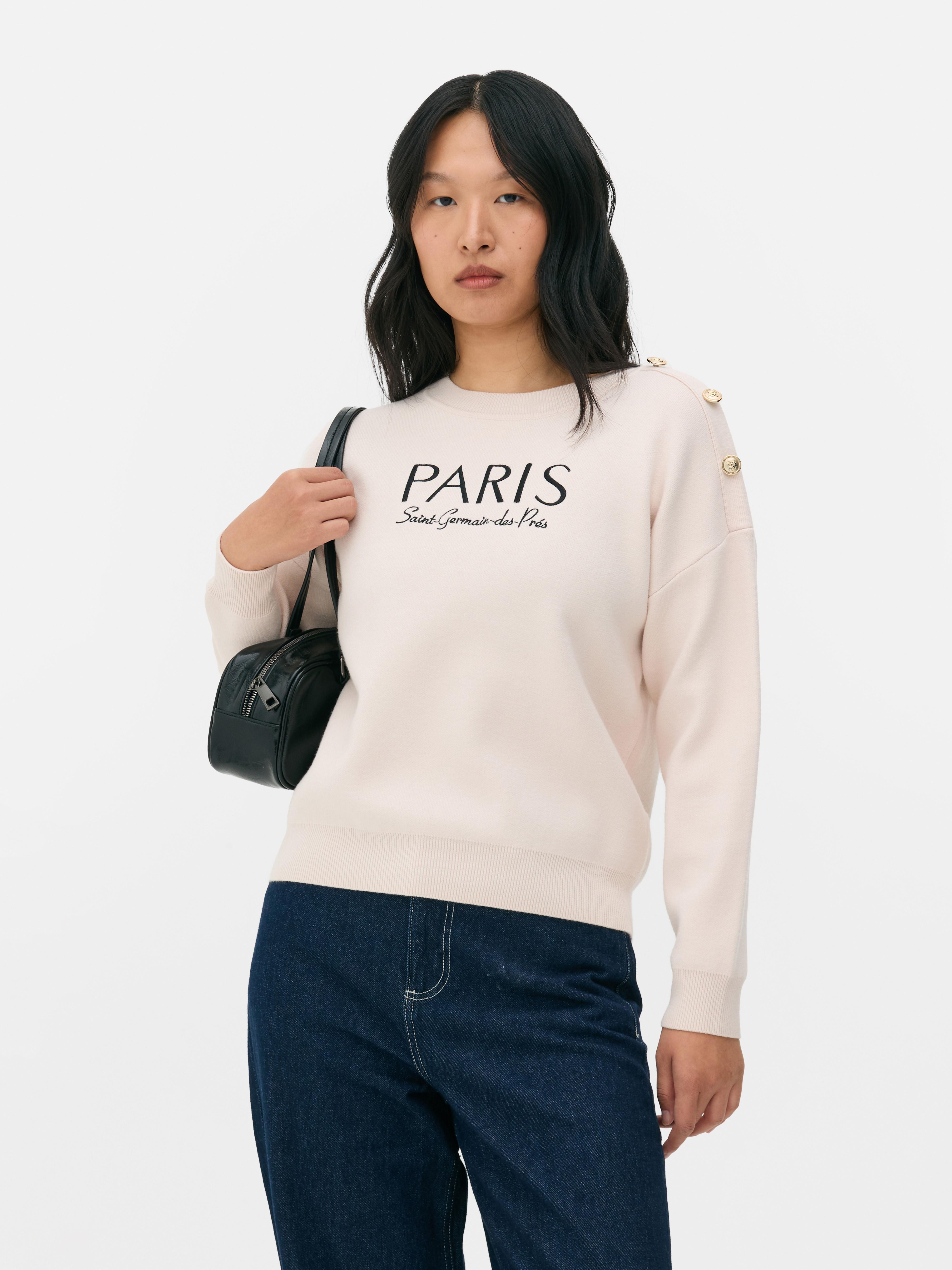 Women s Beige Slogan Sweatshirt Primark