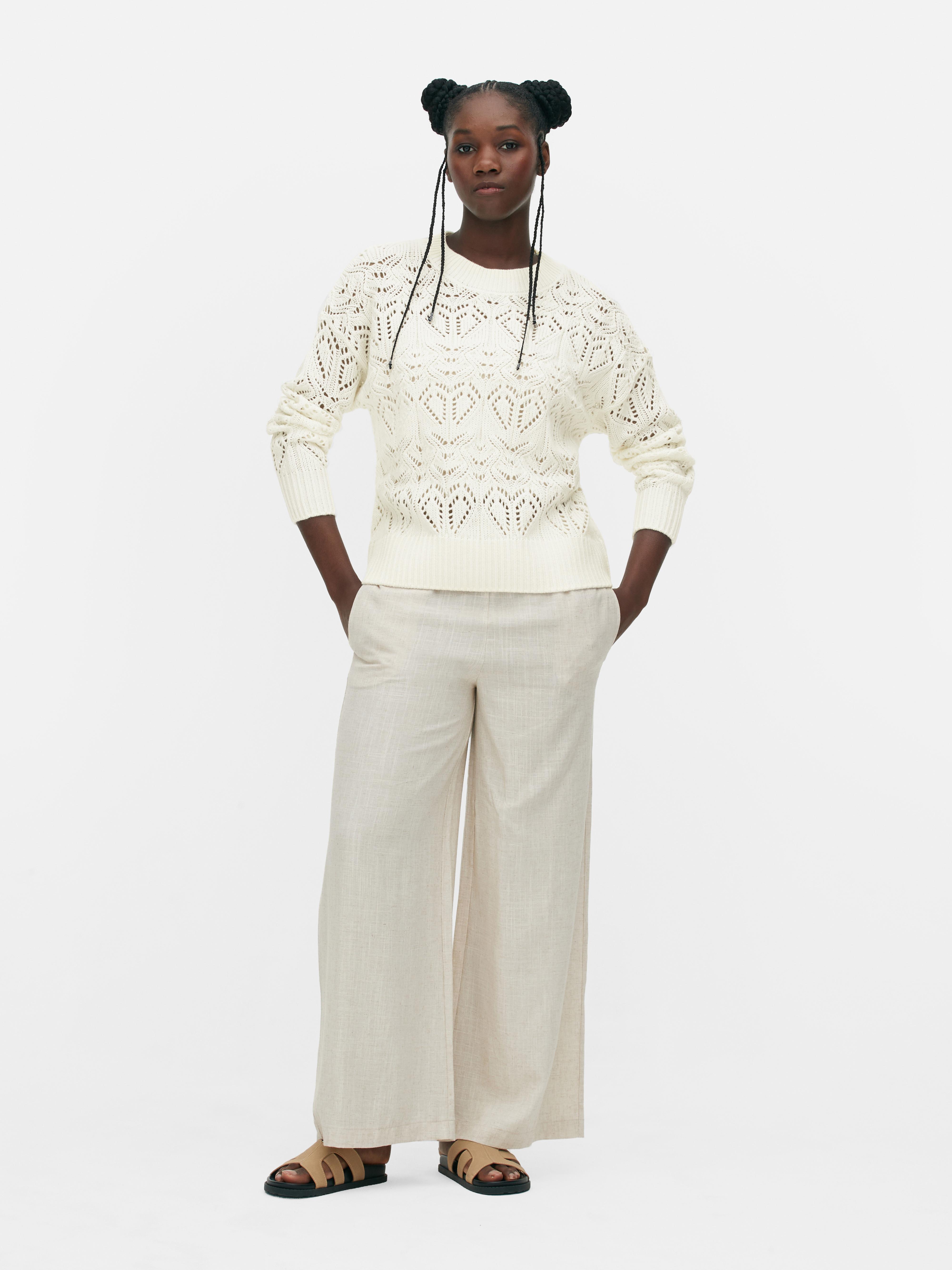 Pull en maille ajourée hotsell