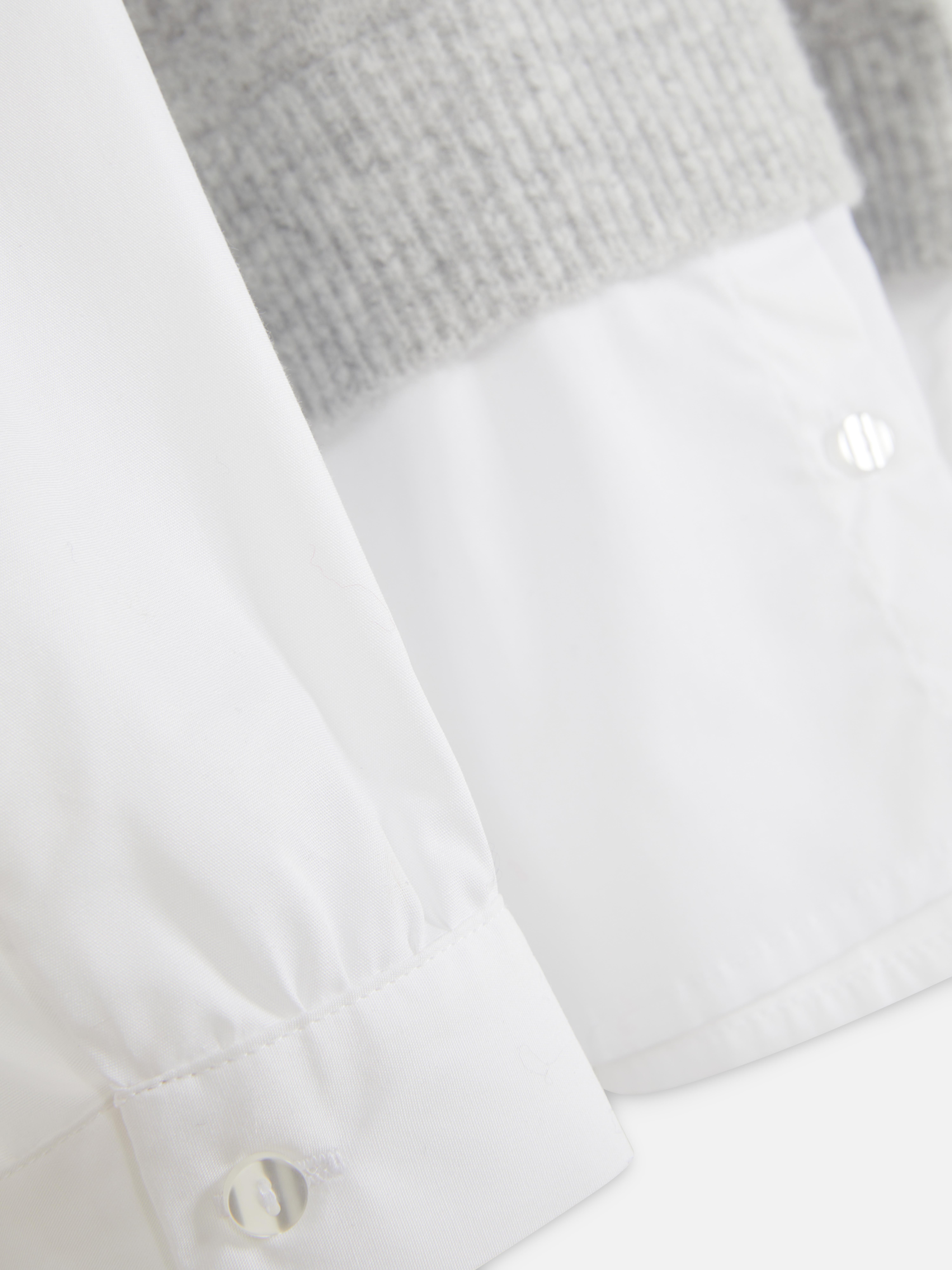 Débardeur chemise 2-en-1 superposé