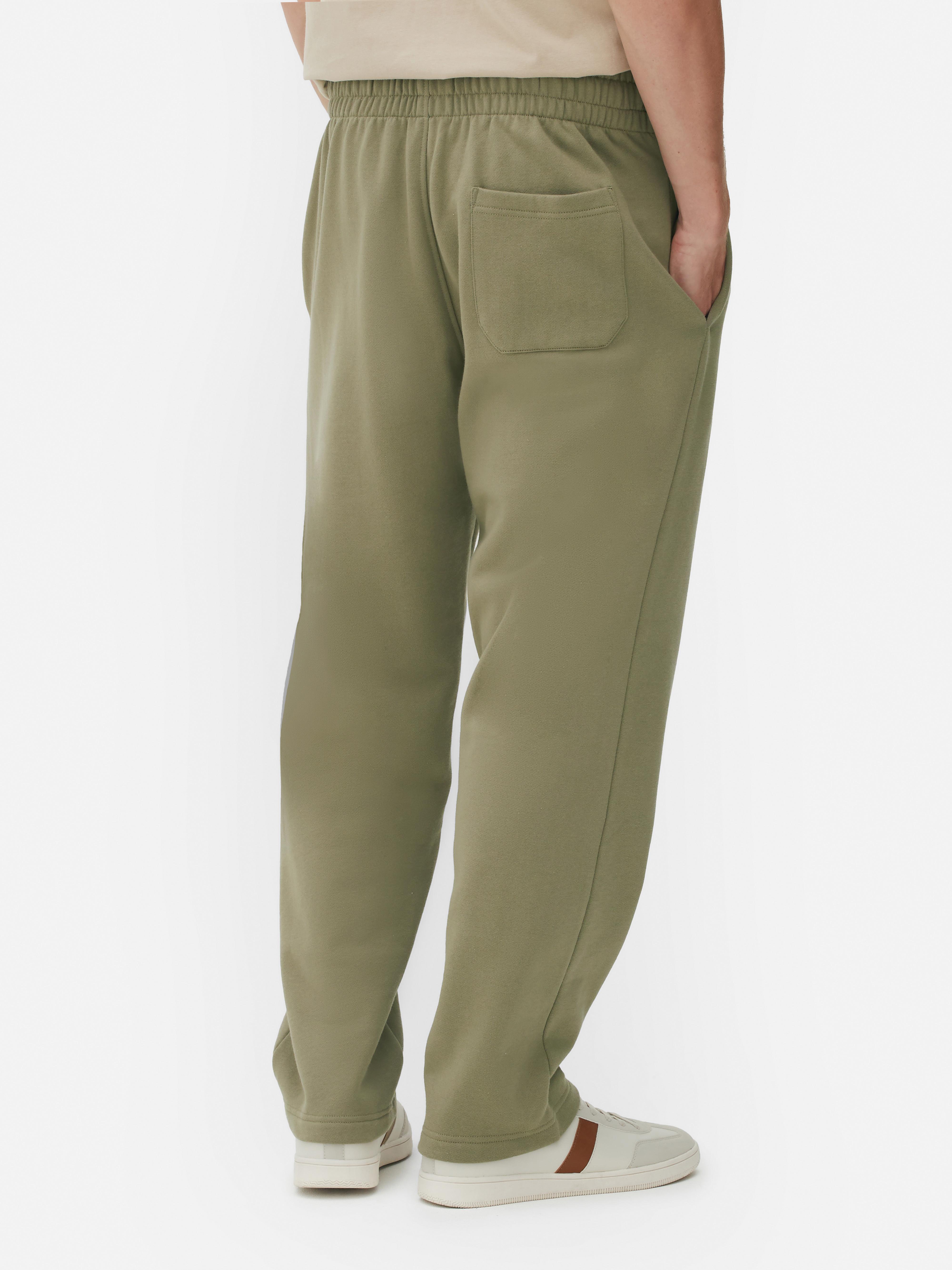 Pantaloni da tuta basic a gamba dritta pesanti