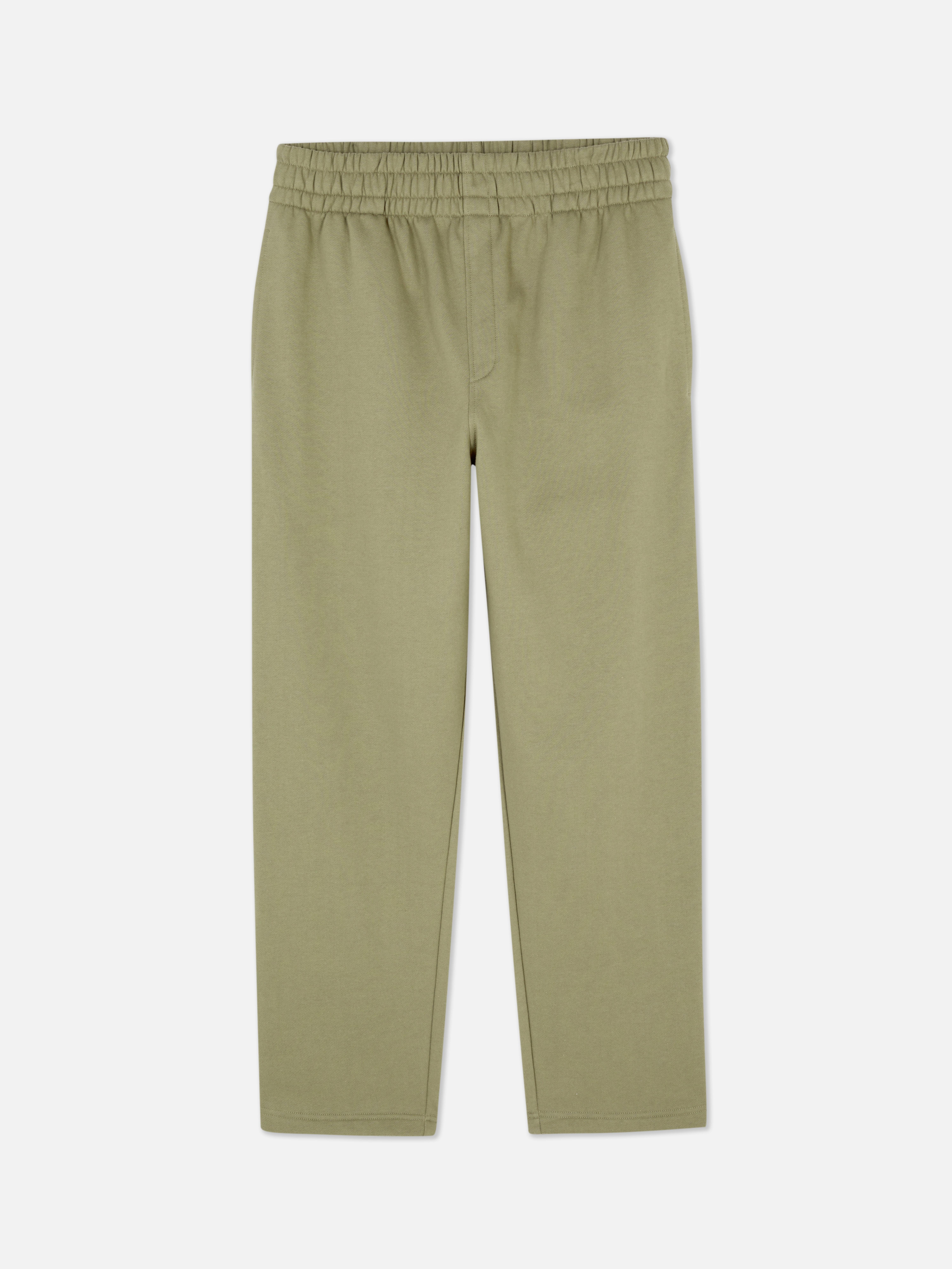 Pantaloni da tuta basic a gamba dritta pesanti