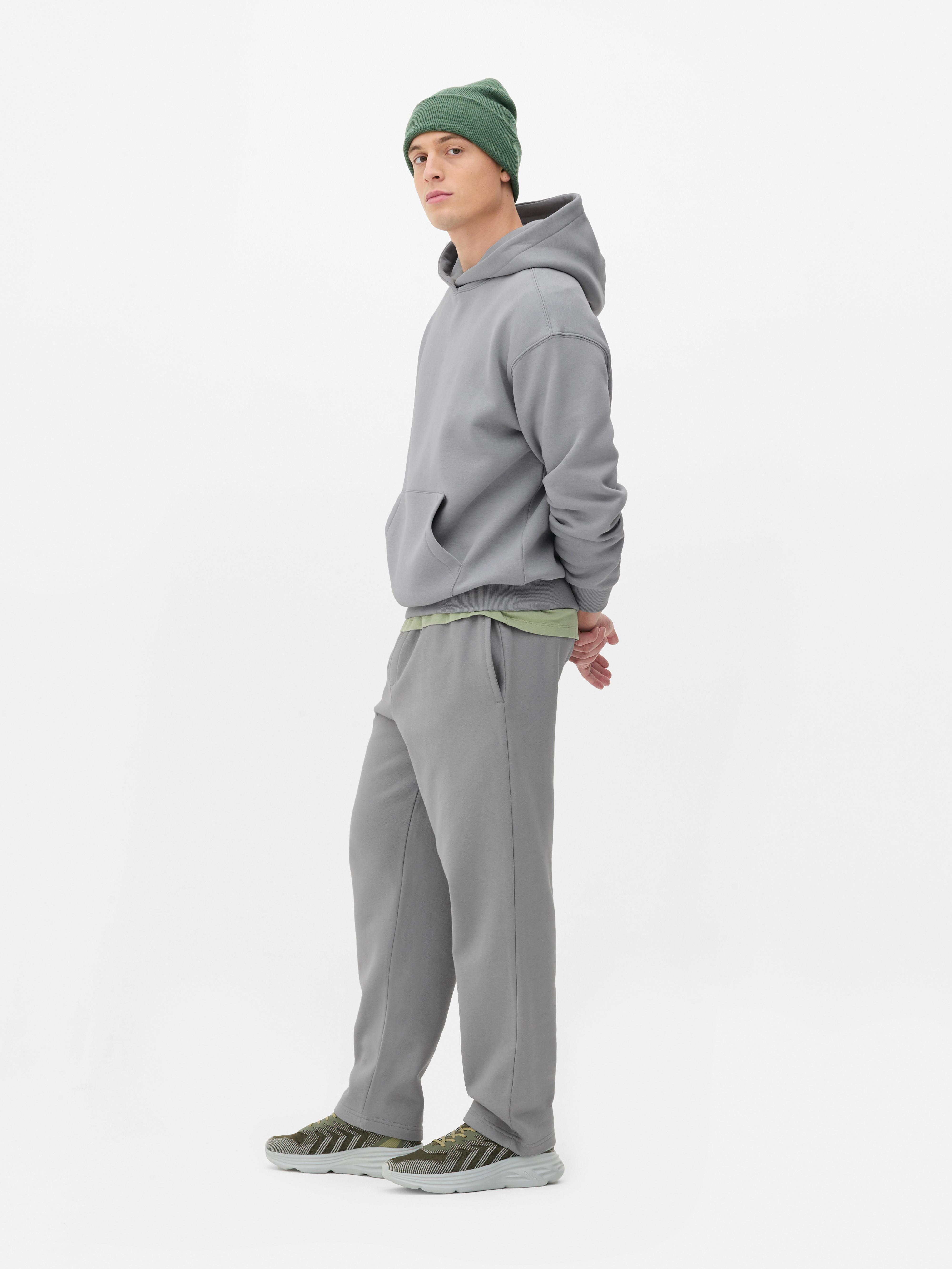 Bas de jogging droit Heavyweight Essential Anthracite