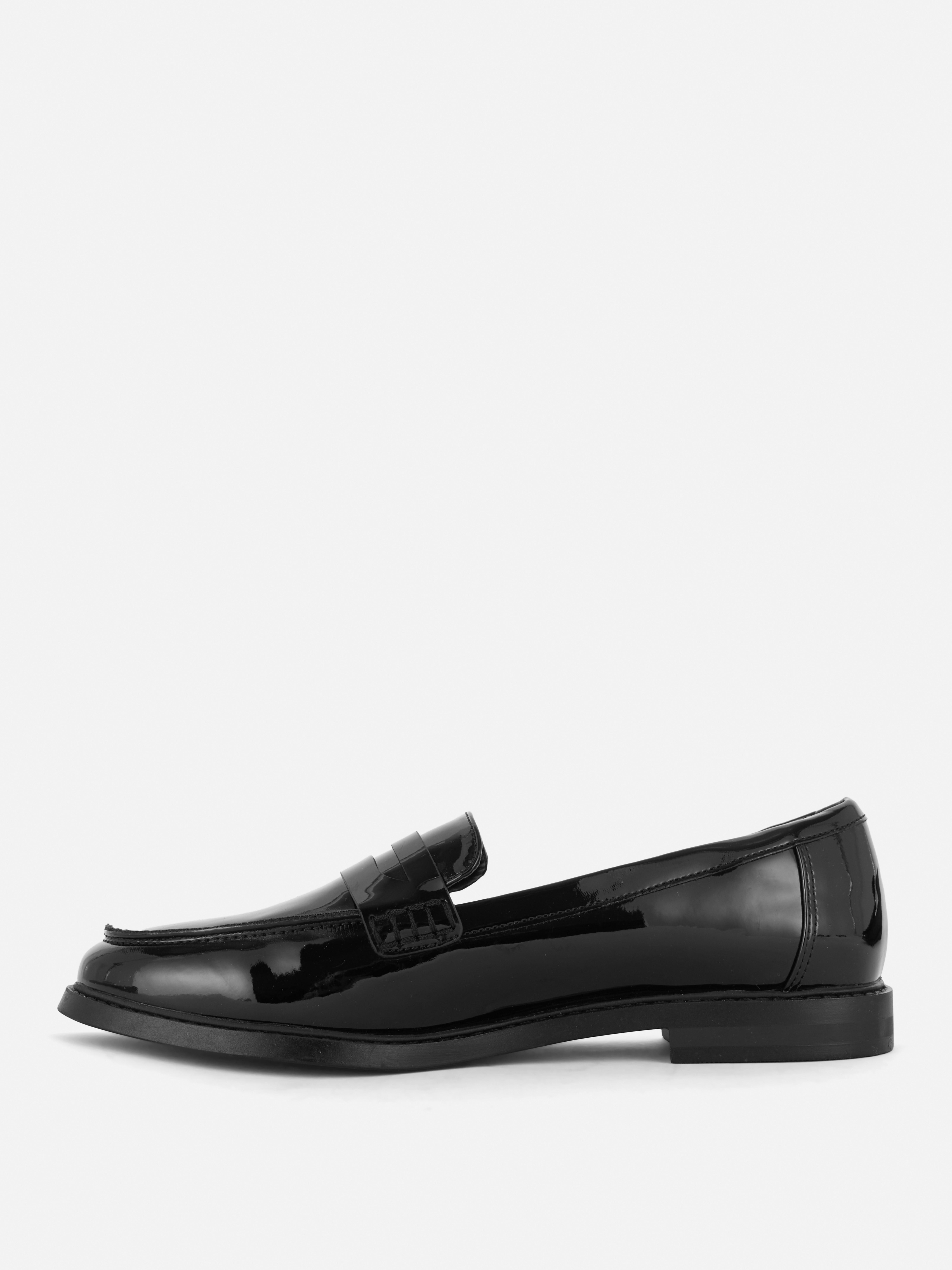 Pennyloafer aus Kunstleder