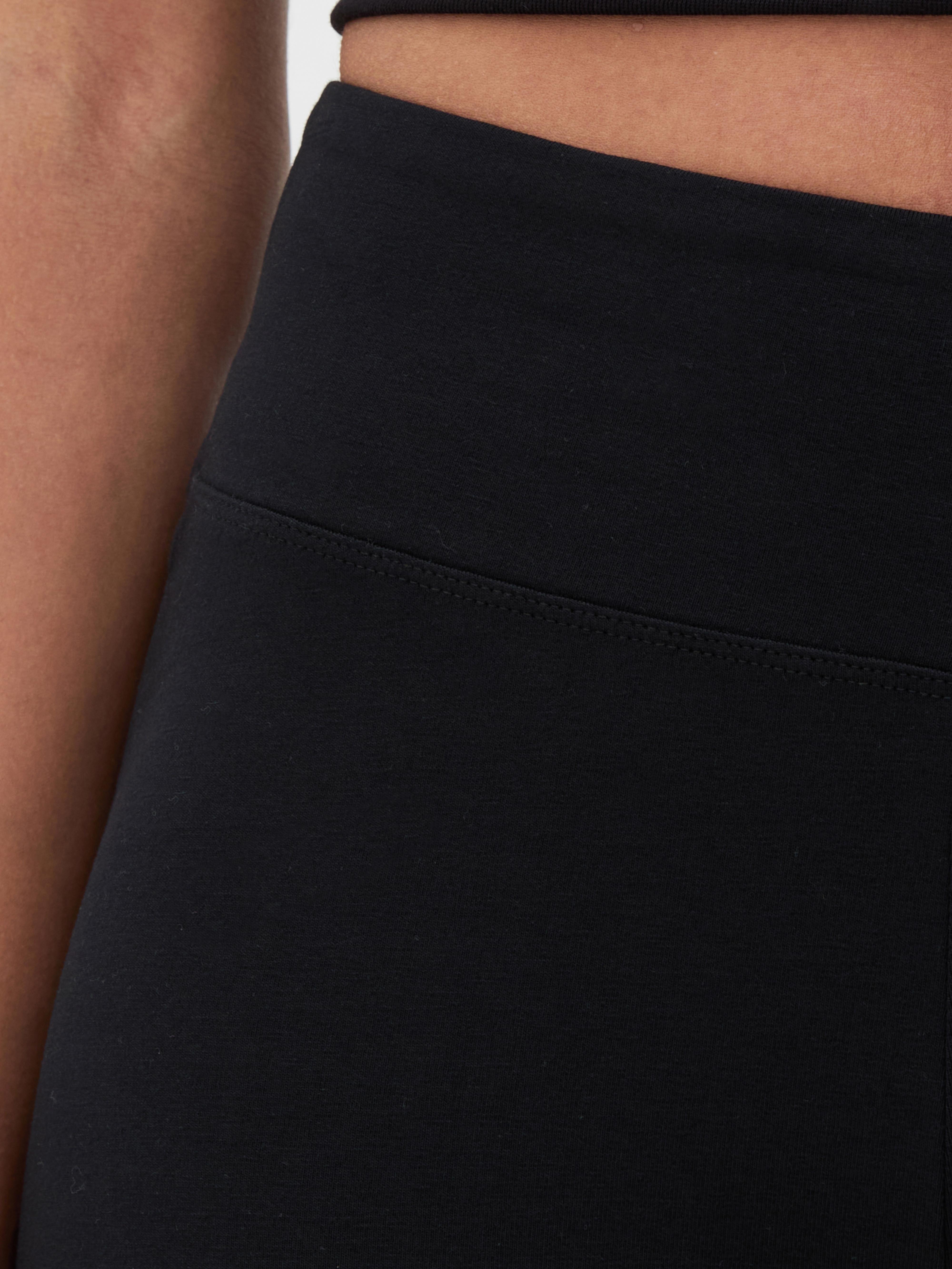 Jersey-Leggings mit hohem Bund