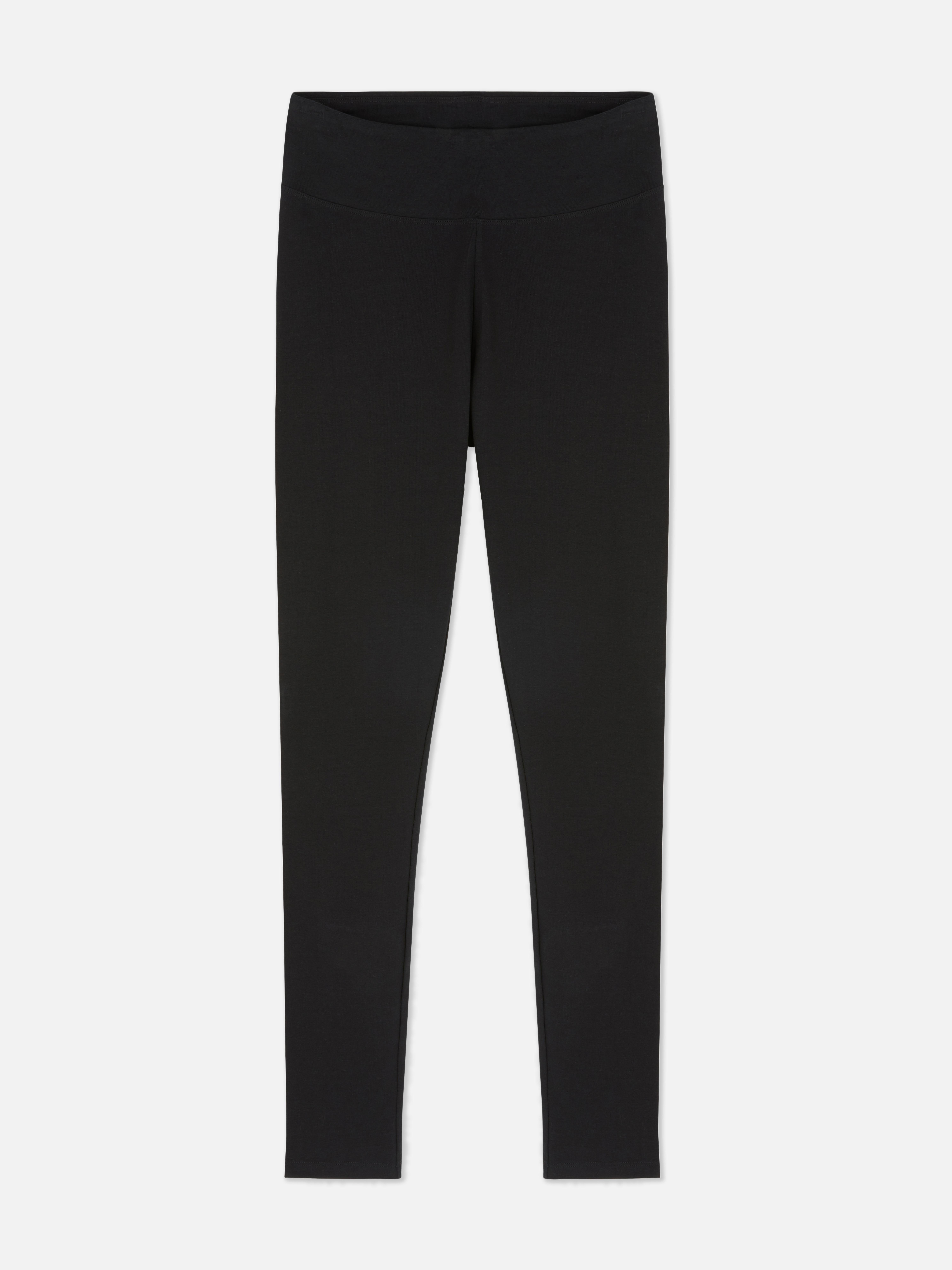 Jersey-Leggings mit hohem Bund