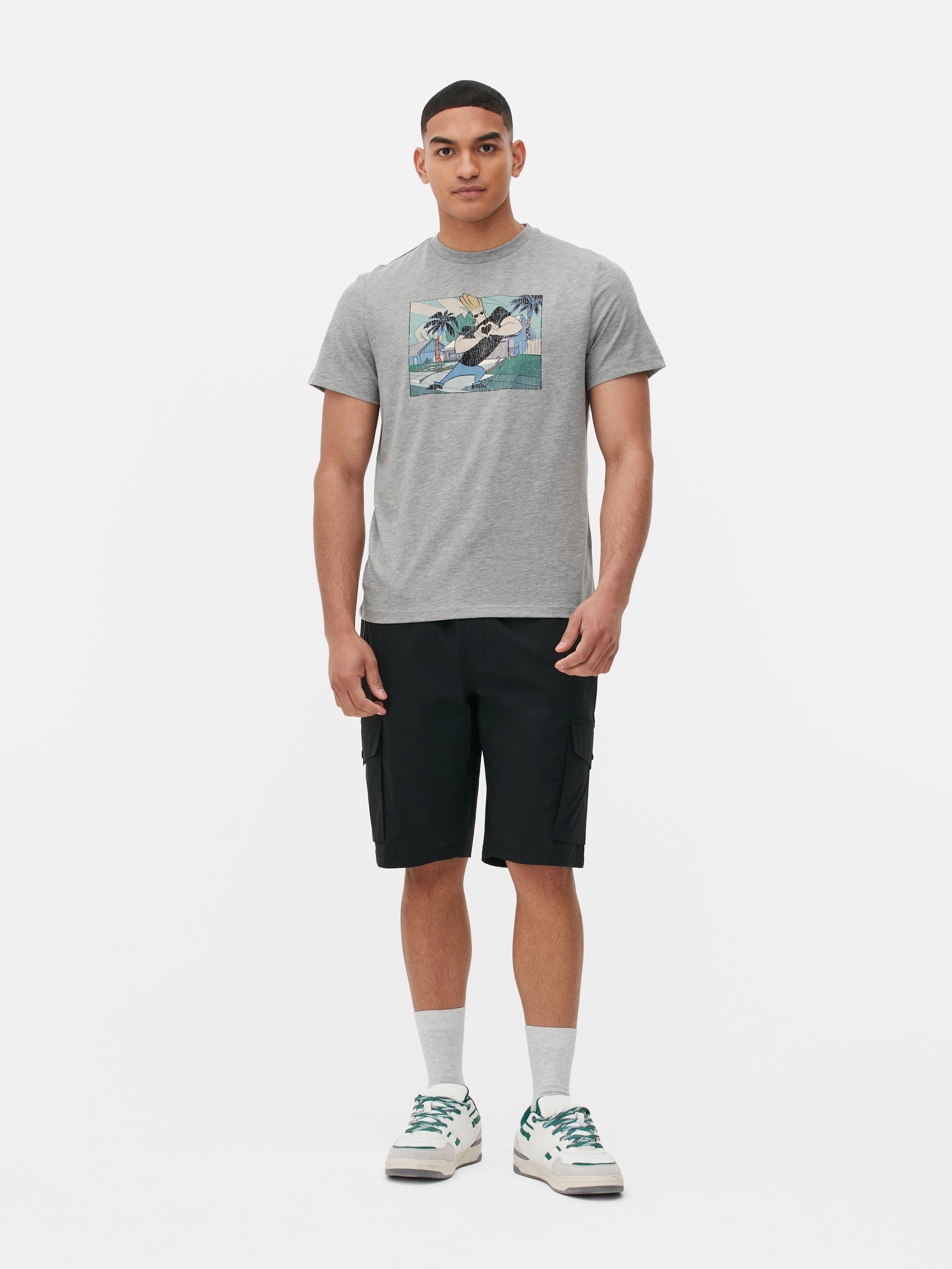 T-shirt Original Penguin Blanc - Motif Arc-en-ciel Et Ombre - Taille 2XL - Coton 100%