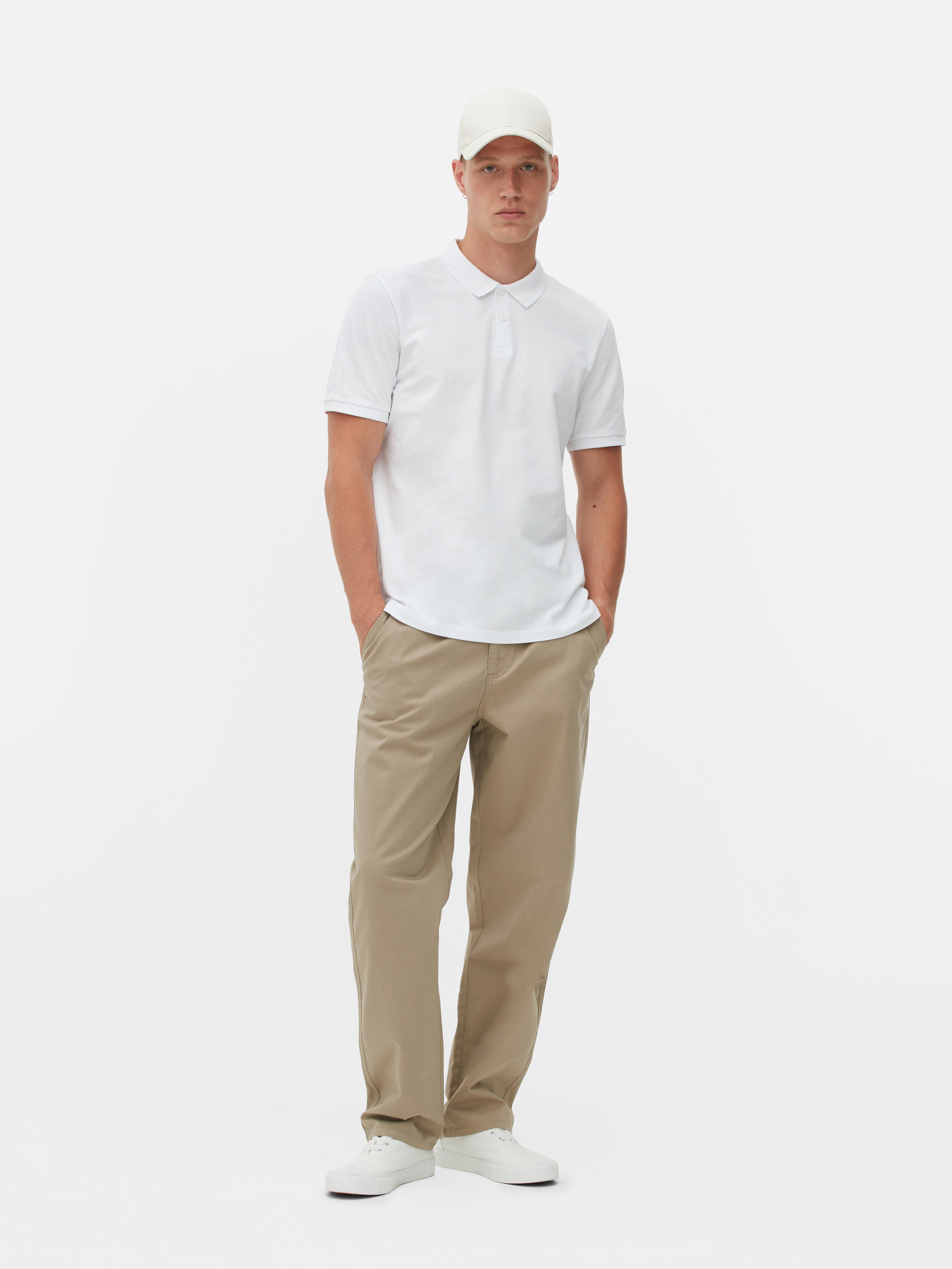 Polo de pique clasico Blanco Hombre Primark