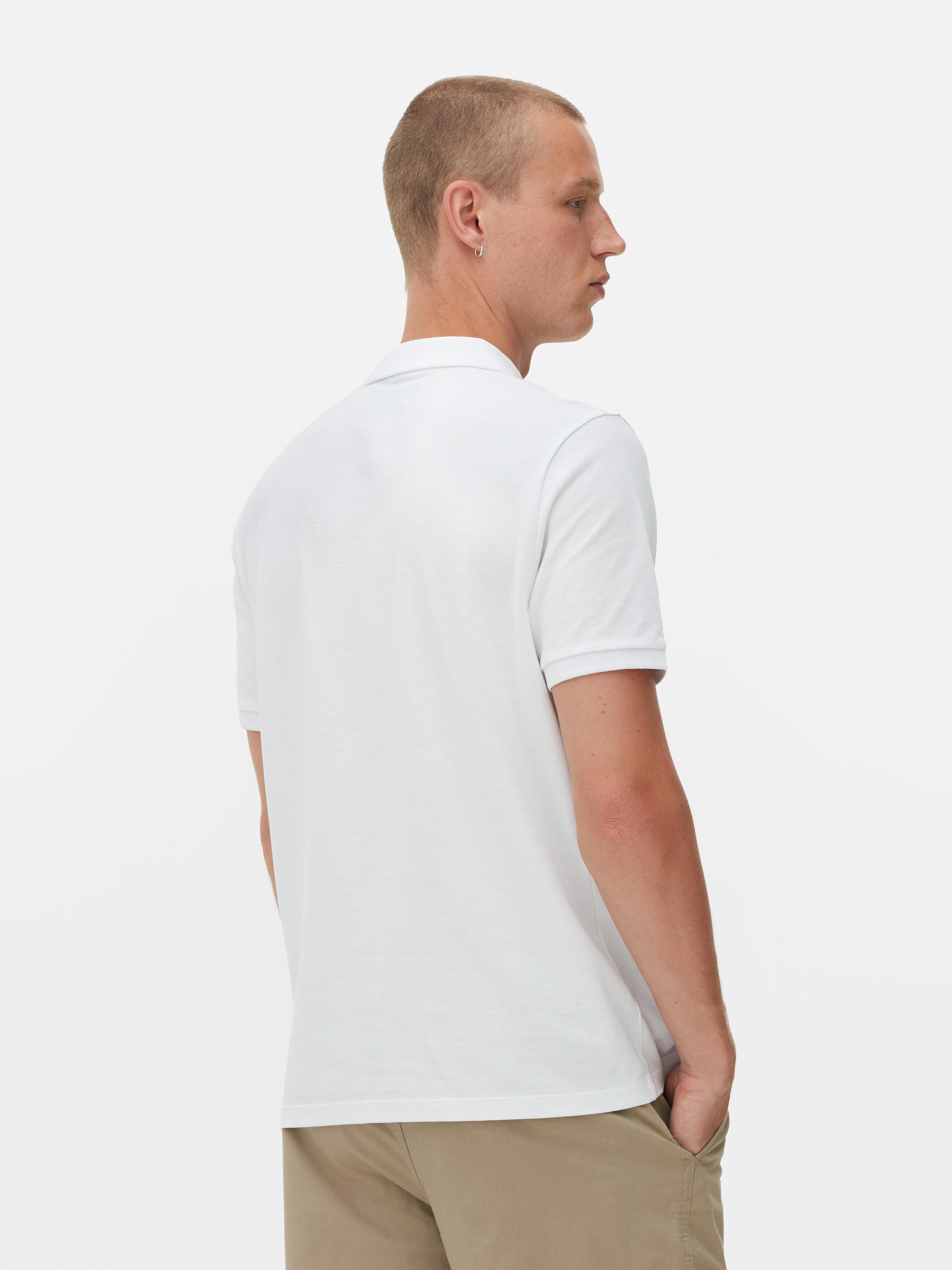 Primark white polo shirt best sale