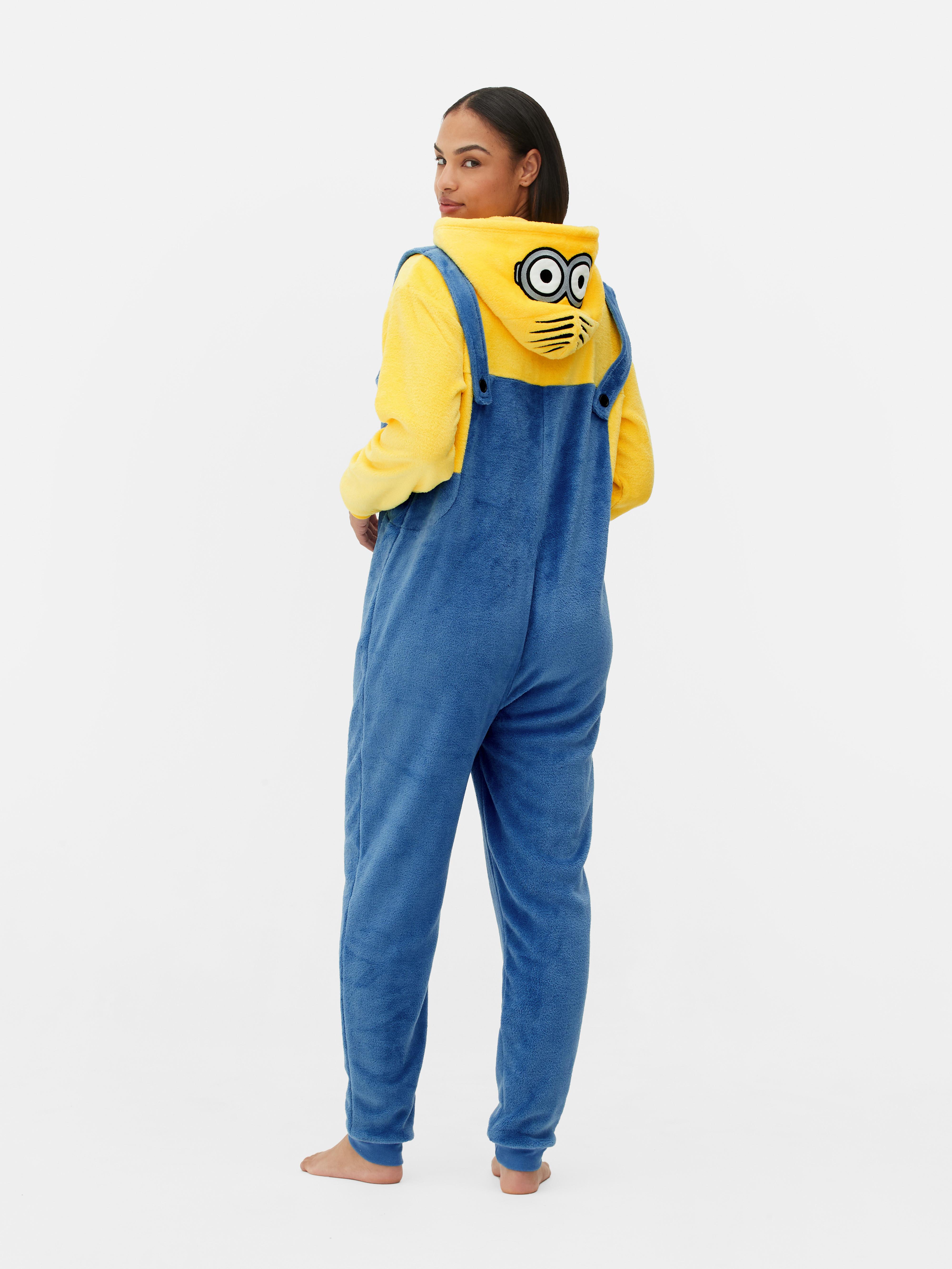 Mono de pijama con cremallera de Los Minions Amarillo Mujer Primark