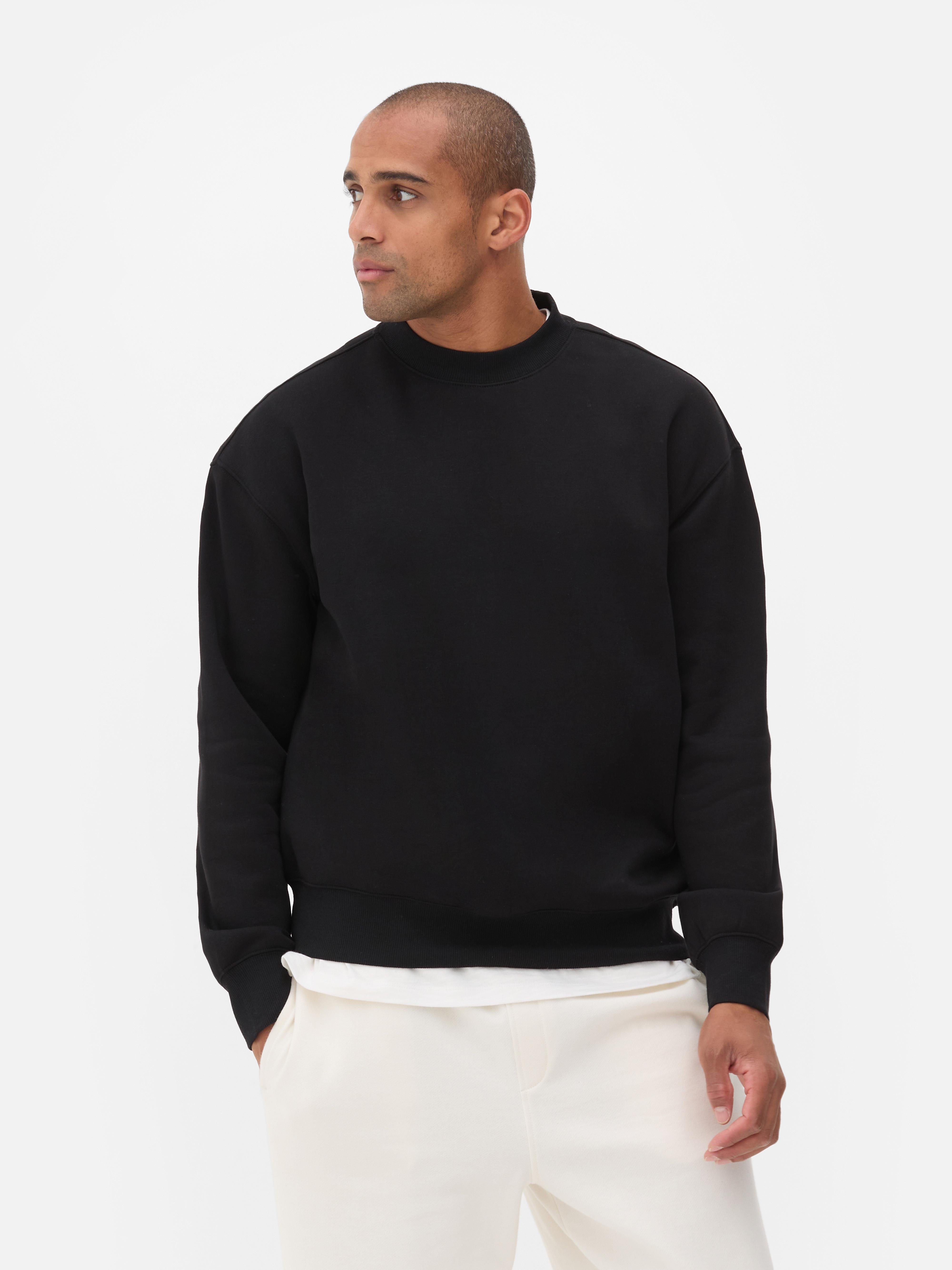 Mens oversized crew neck online