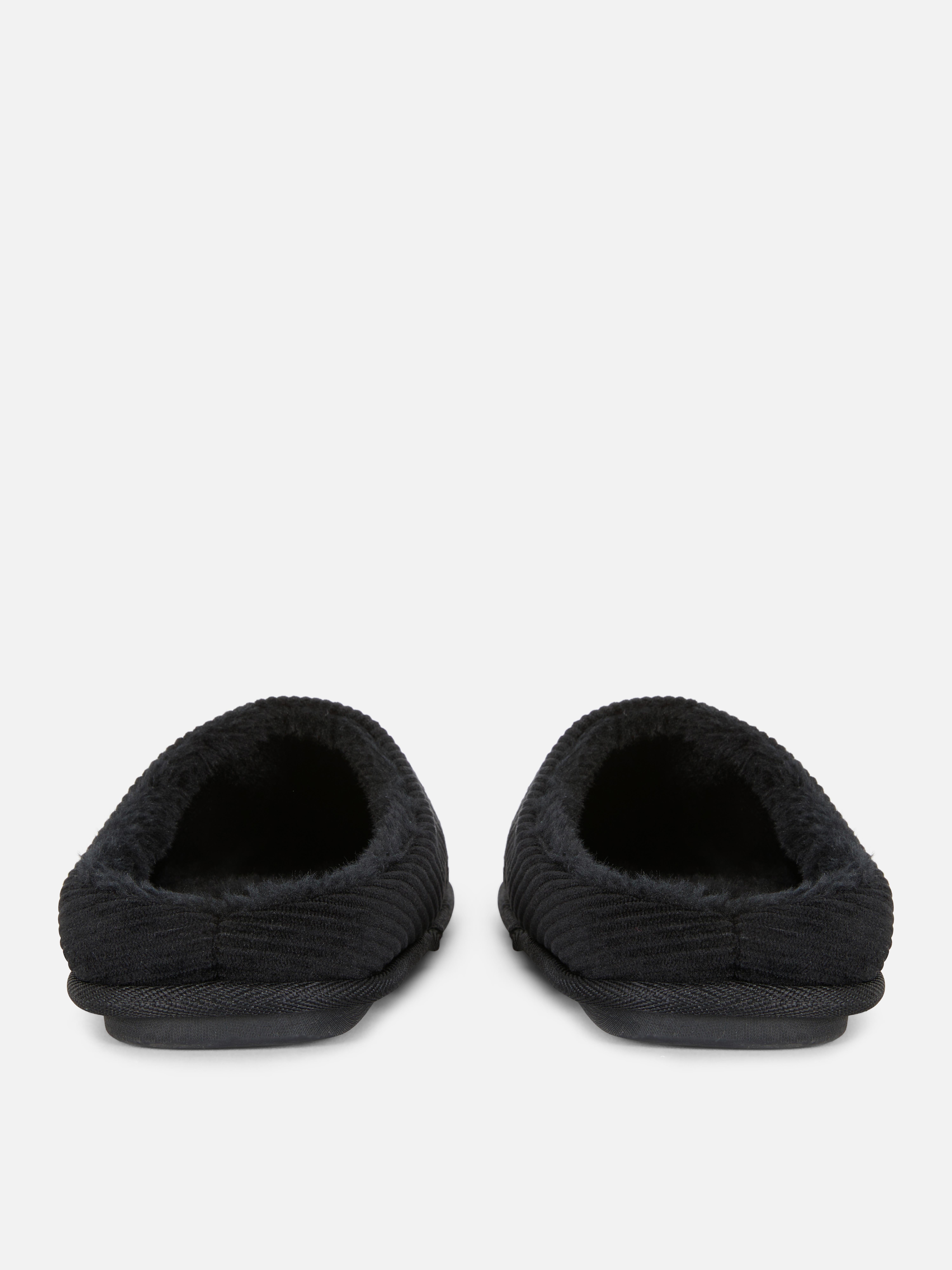 Pantufas veludo cotelê