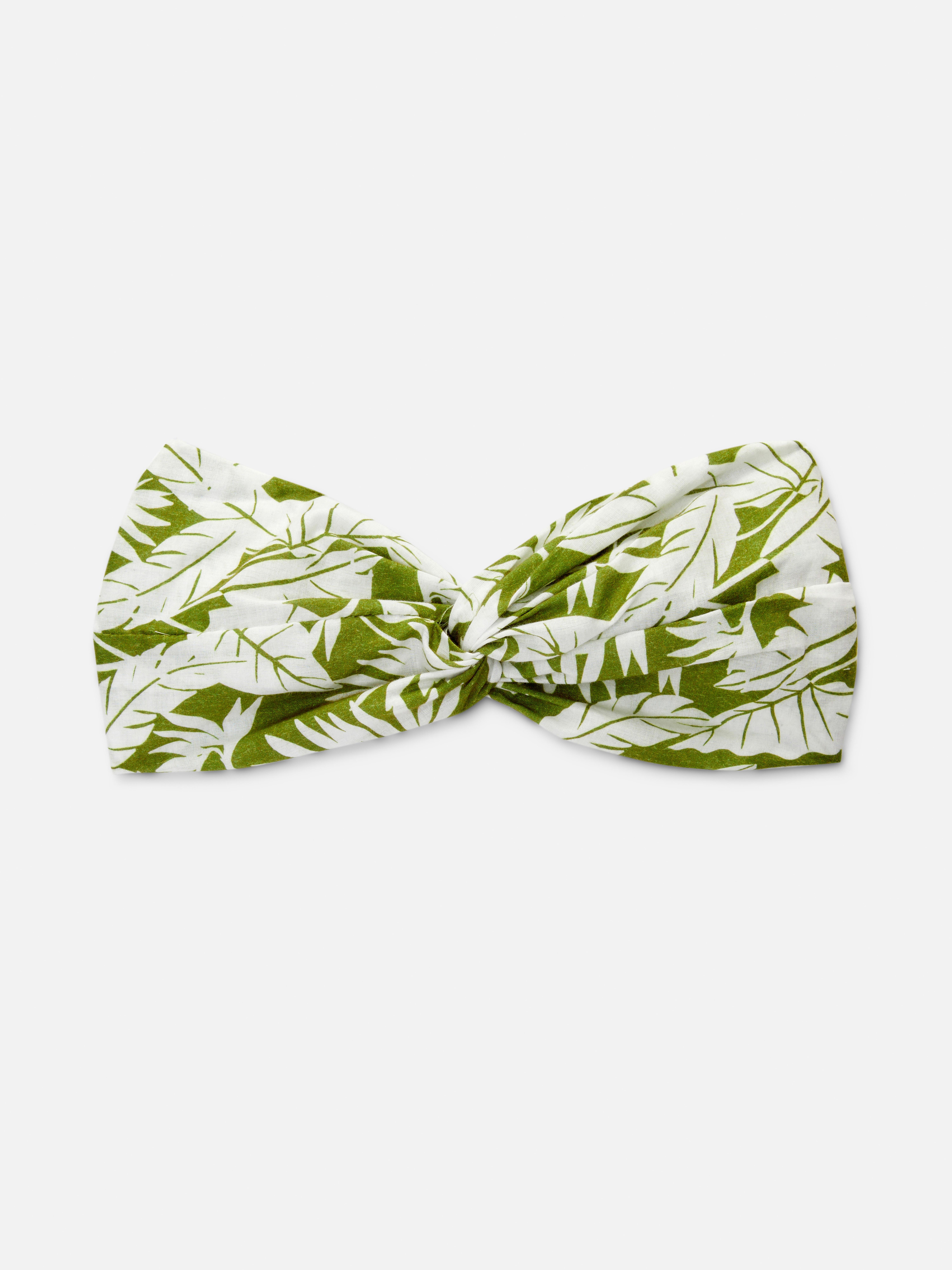 Haarband in tulbandstijl met palmprint
