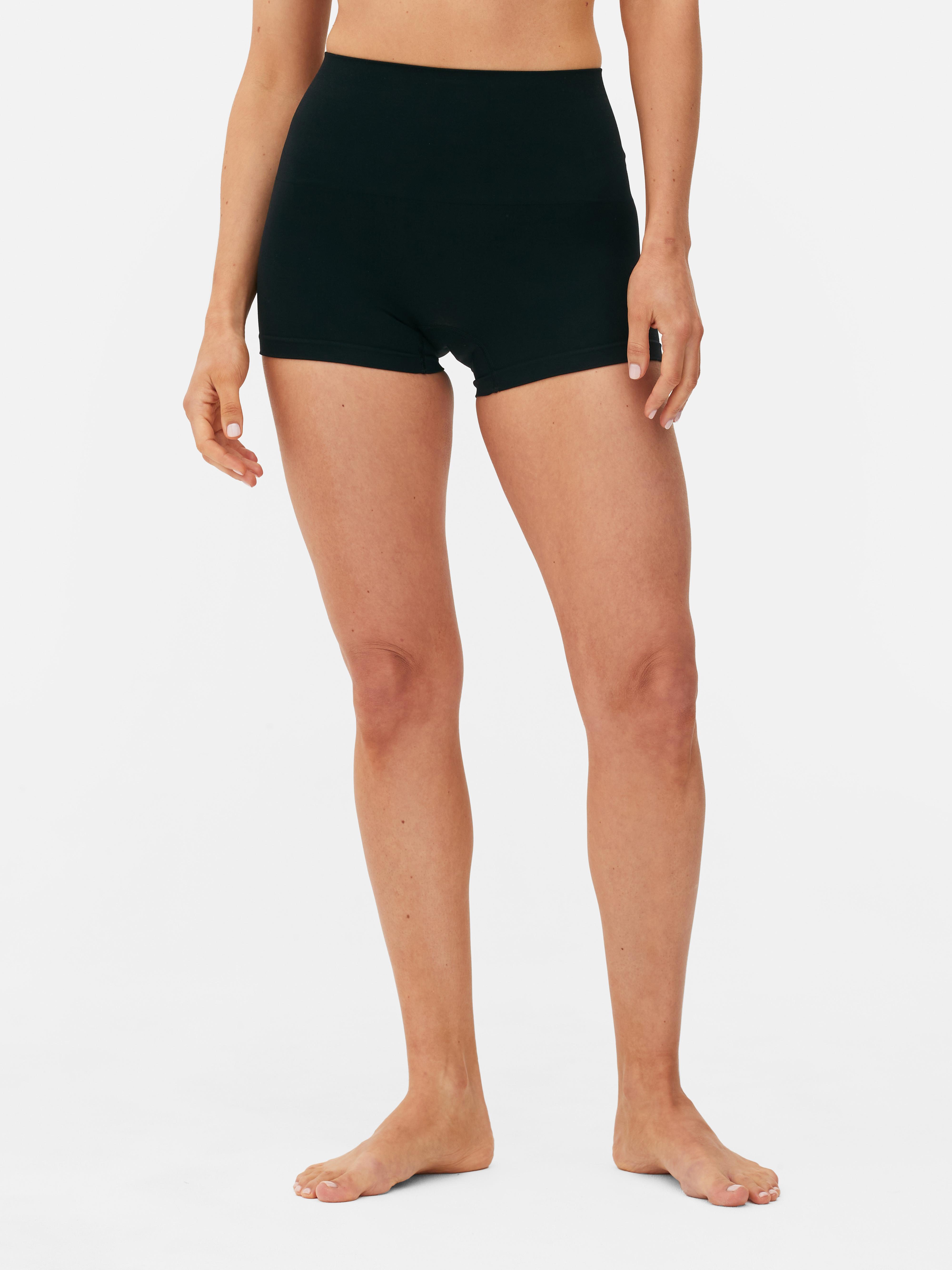 Womens Black Seamless Shaper Shorts Primark