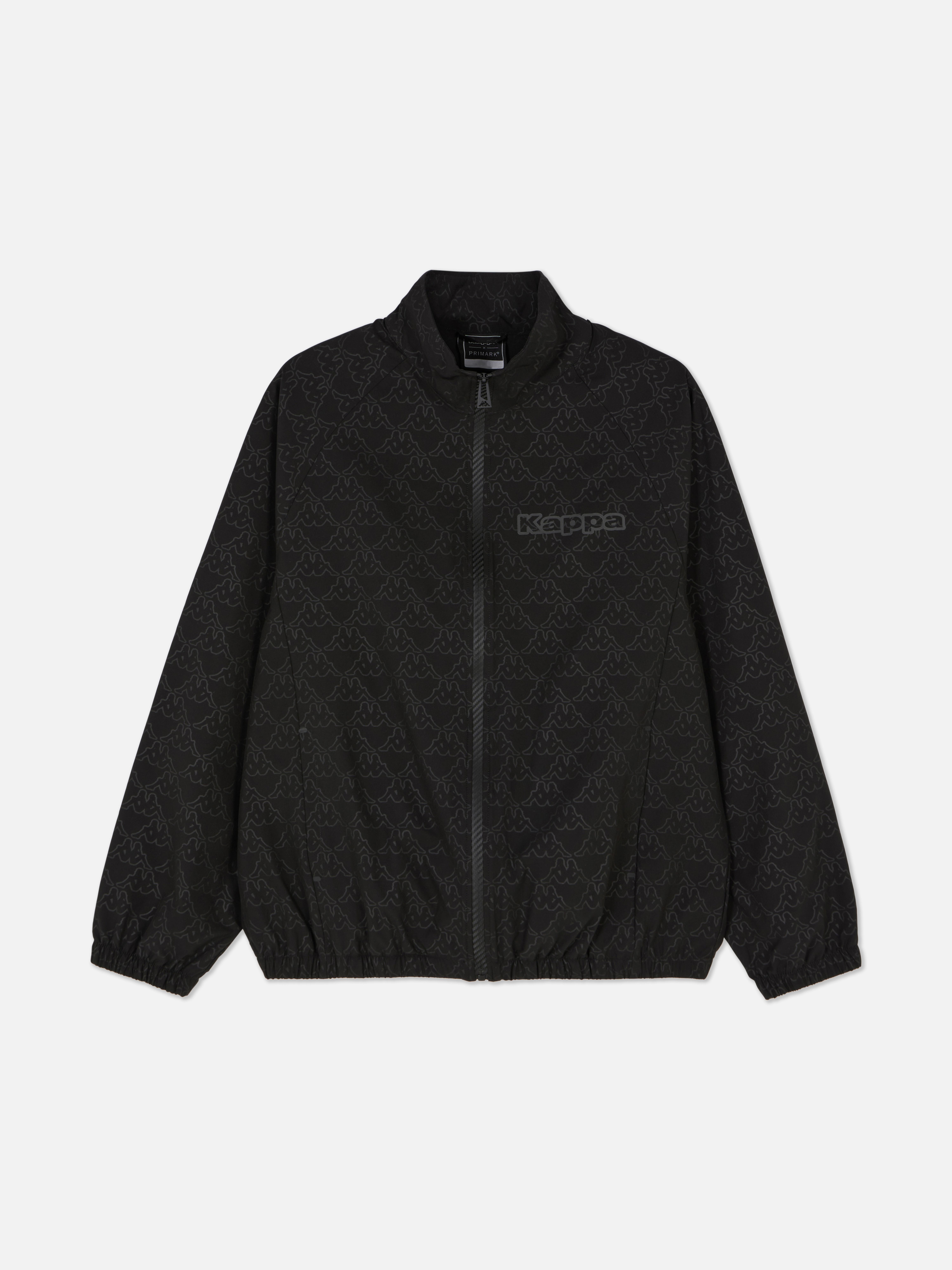 Mens Black Kappa x Primark Track Jacket Primark