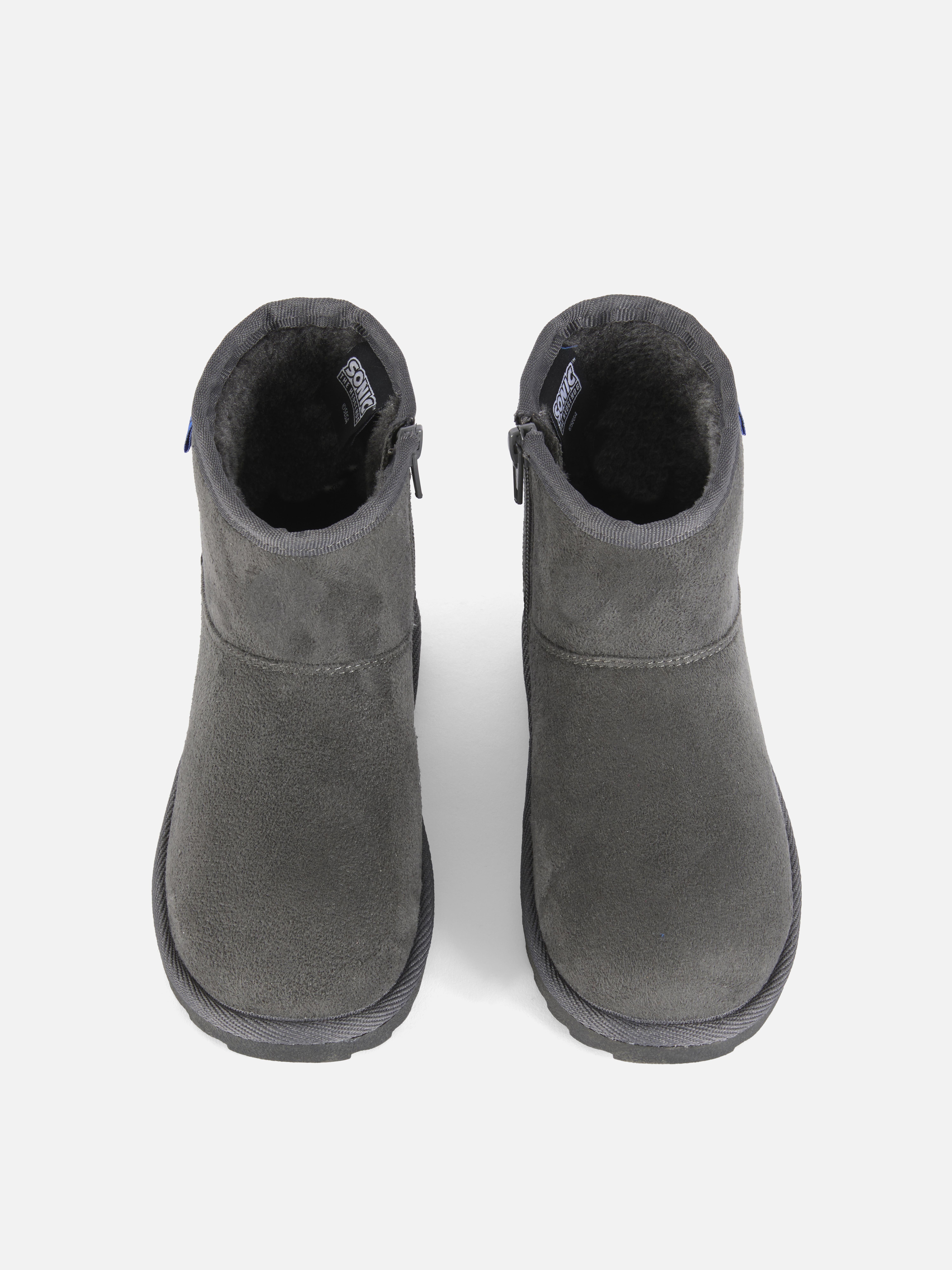 Boys Charcoal Sonic The Hedgehog Ankle Boots Primark