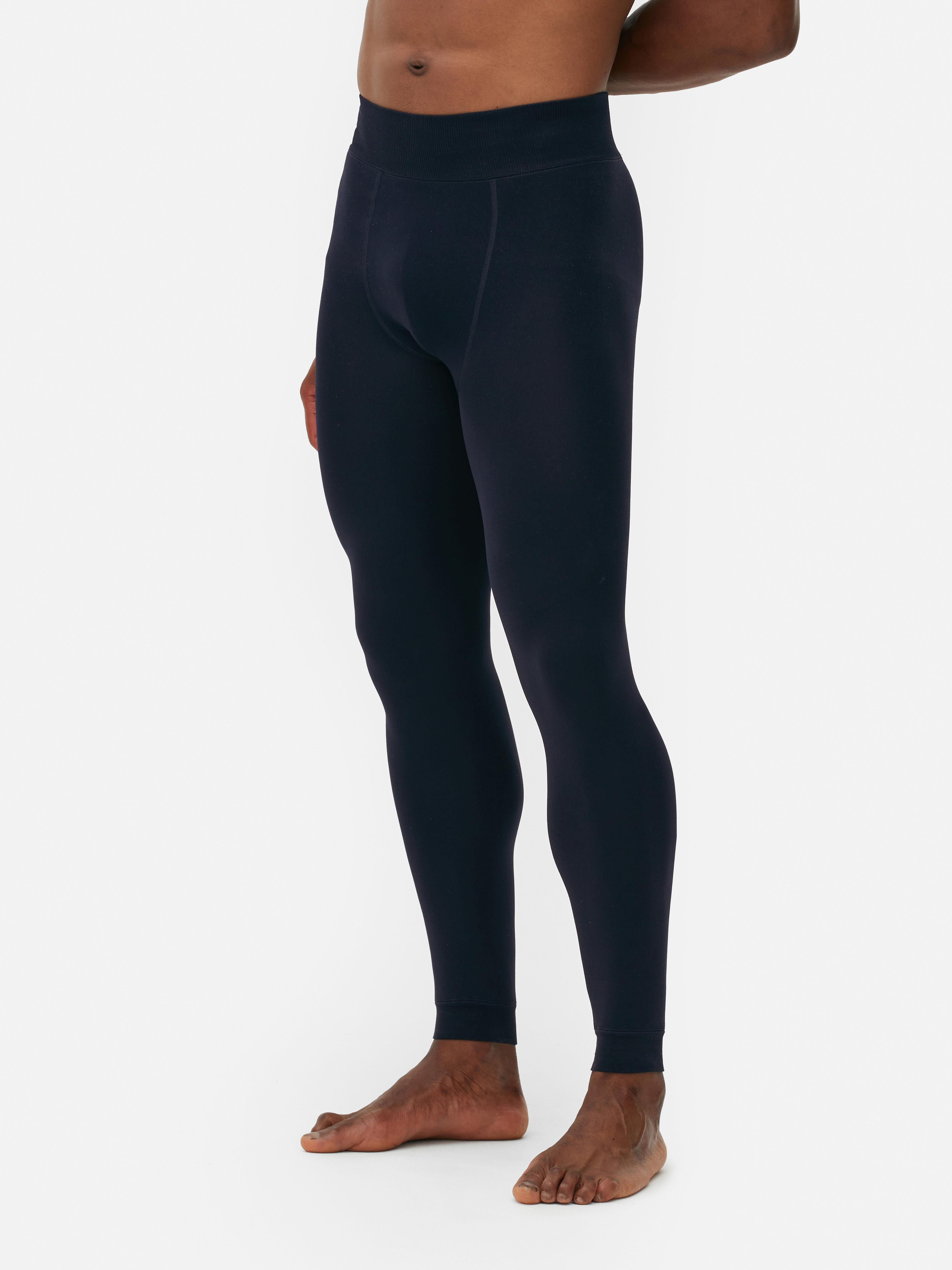 Men s Navy Fleece Lined Leggings Penneys