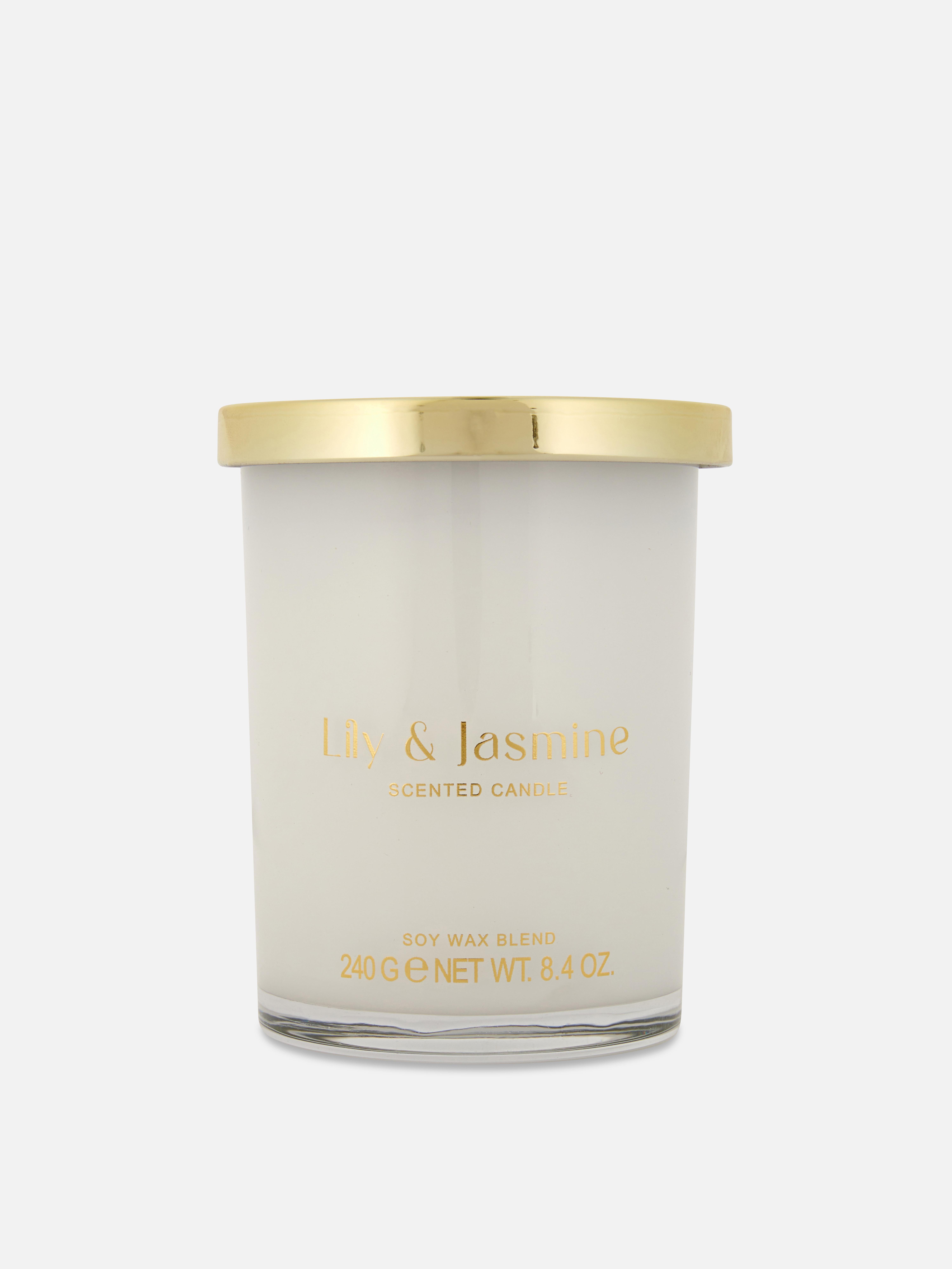 Bougie parfumée à couvercle Blanc