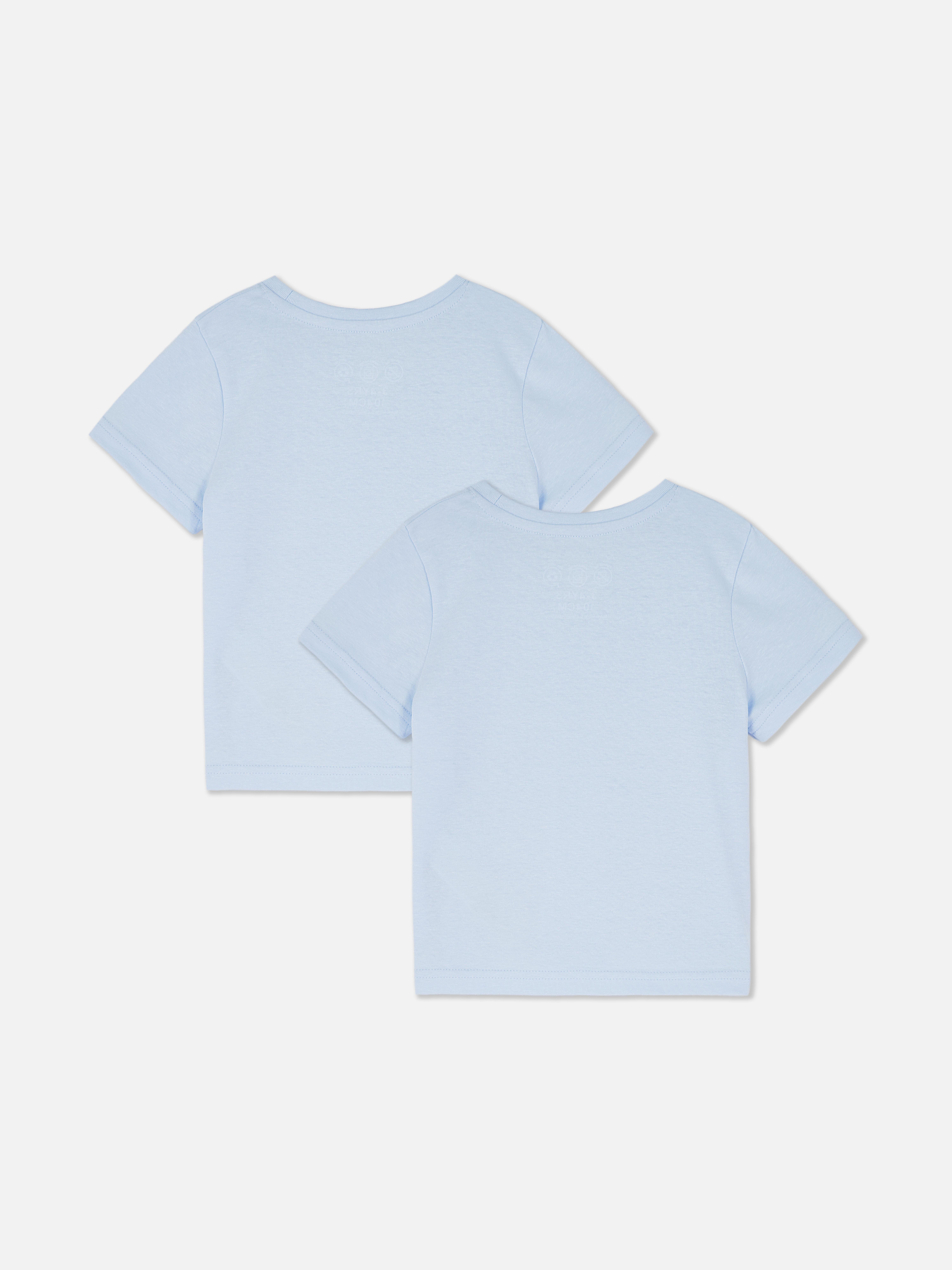 Pack de 2 camisetas escolares de manga corta Azul claro Ninas Primark